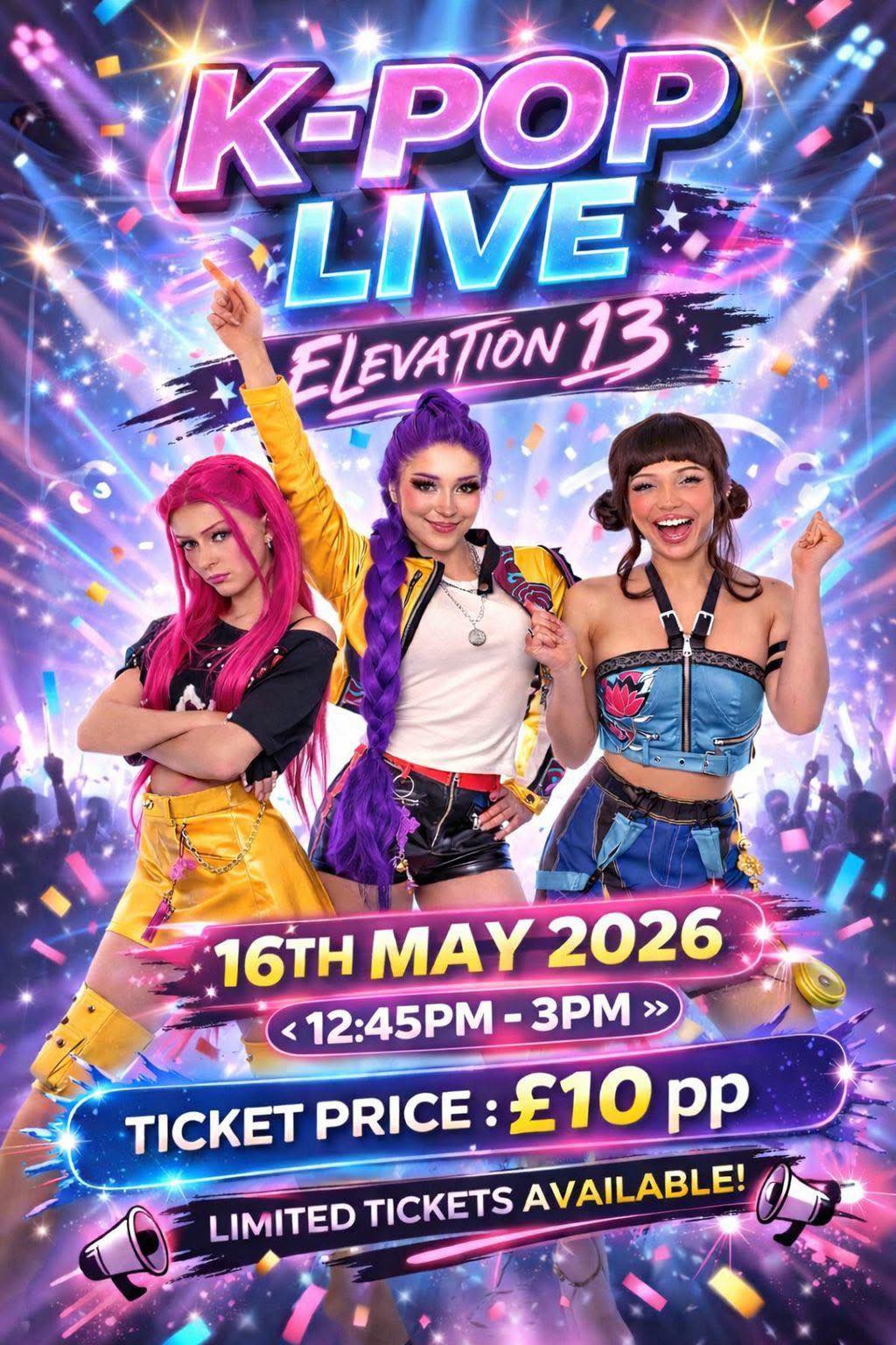 🎉 NOW ON SALE! 🎉 🎤 K-Pop Fever - Wednesday, 27th May 2026