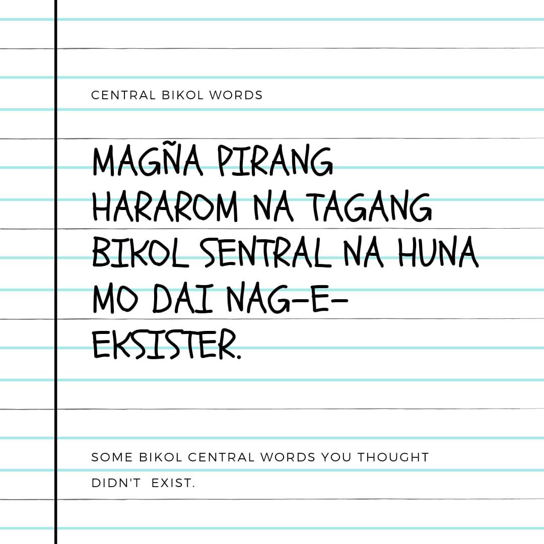Some Central Bicol deep words... - Central Bicol Words | Facebook