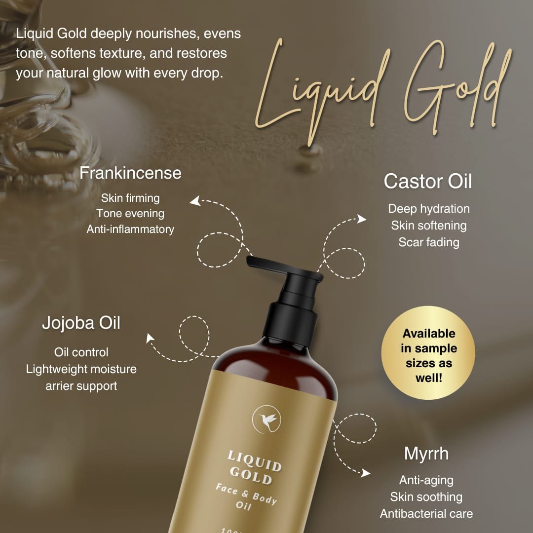 Liquid gold for unrivalled glow and smoothness