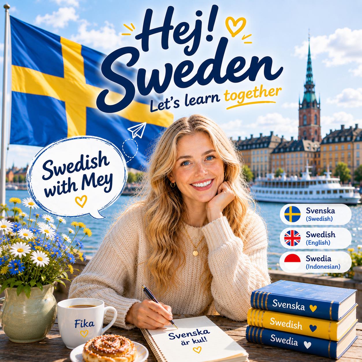 🇸🇪🍷 Vad ska vi köpa? 🇸🇪 Jag vill ha både vitt och rött vin. 🇬🇧 I want ...