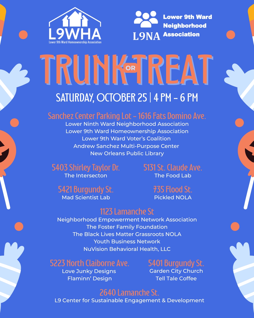 Lower - BOO! Come celebrate Halloween with the entire Lower 9th Ward at ...