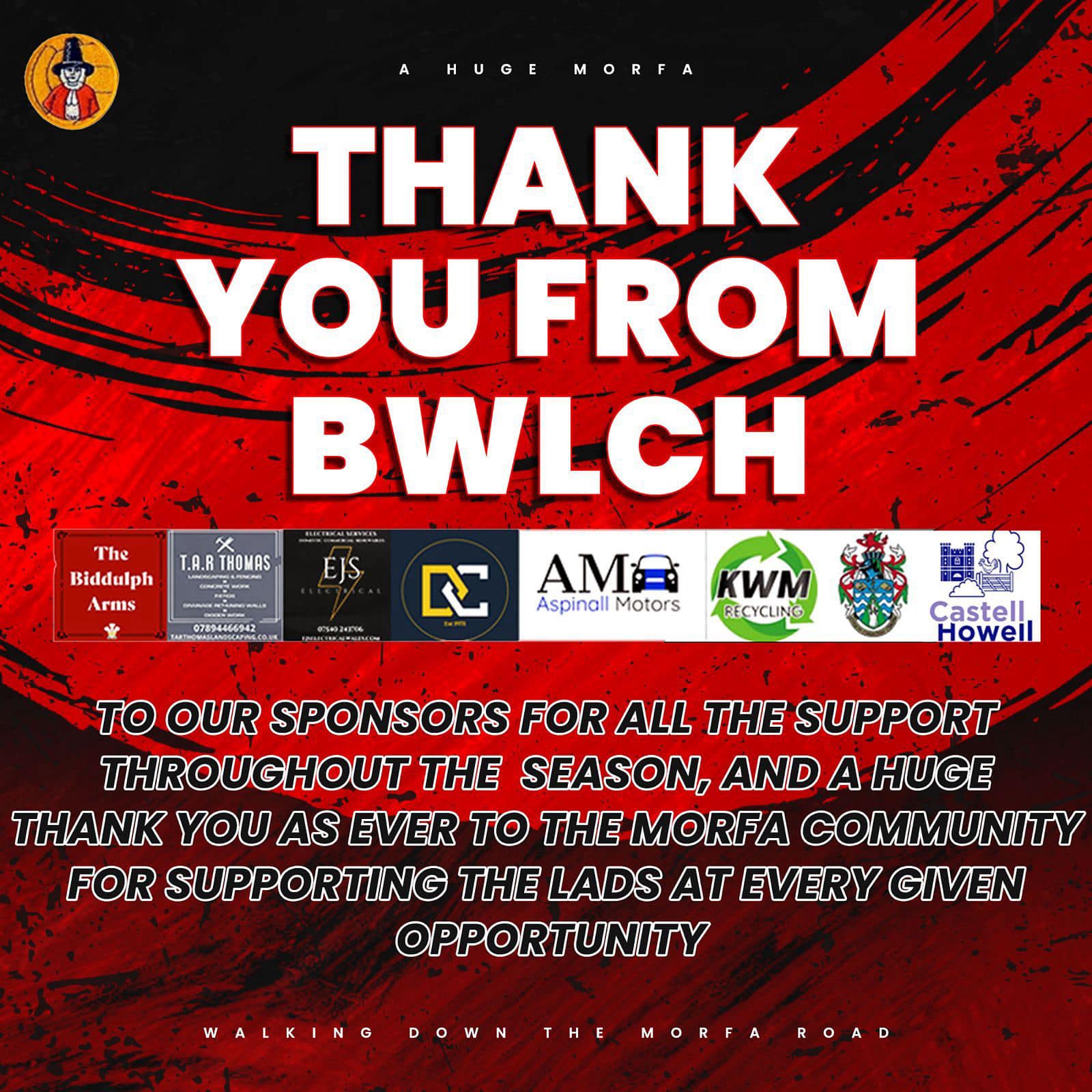 Bwlch - As another successful season for the club has come to an end ...