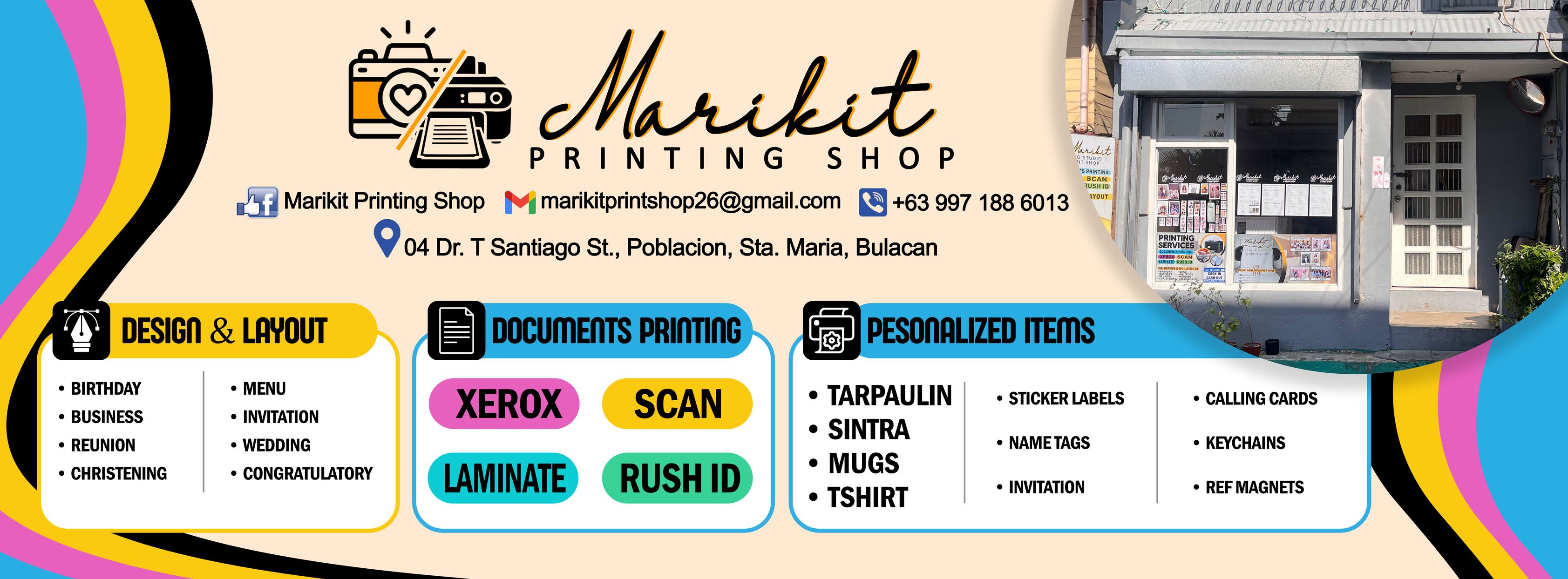 Marikit Printing SHOP | Santa Maria