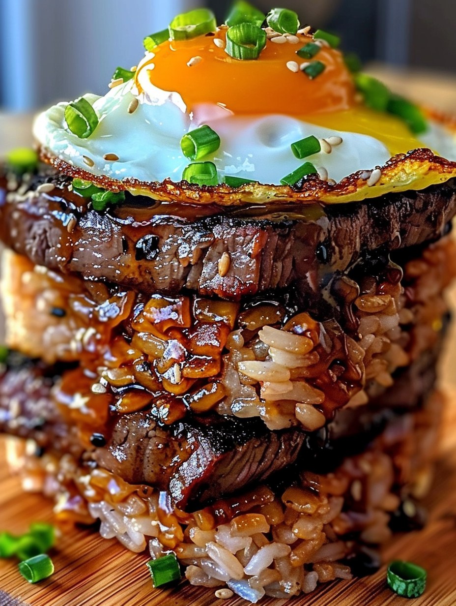 Homemade Recipes | Korean BBQ Beef Rice Stack 🥩🍚 | Facebook