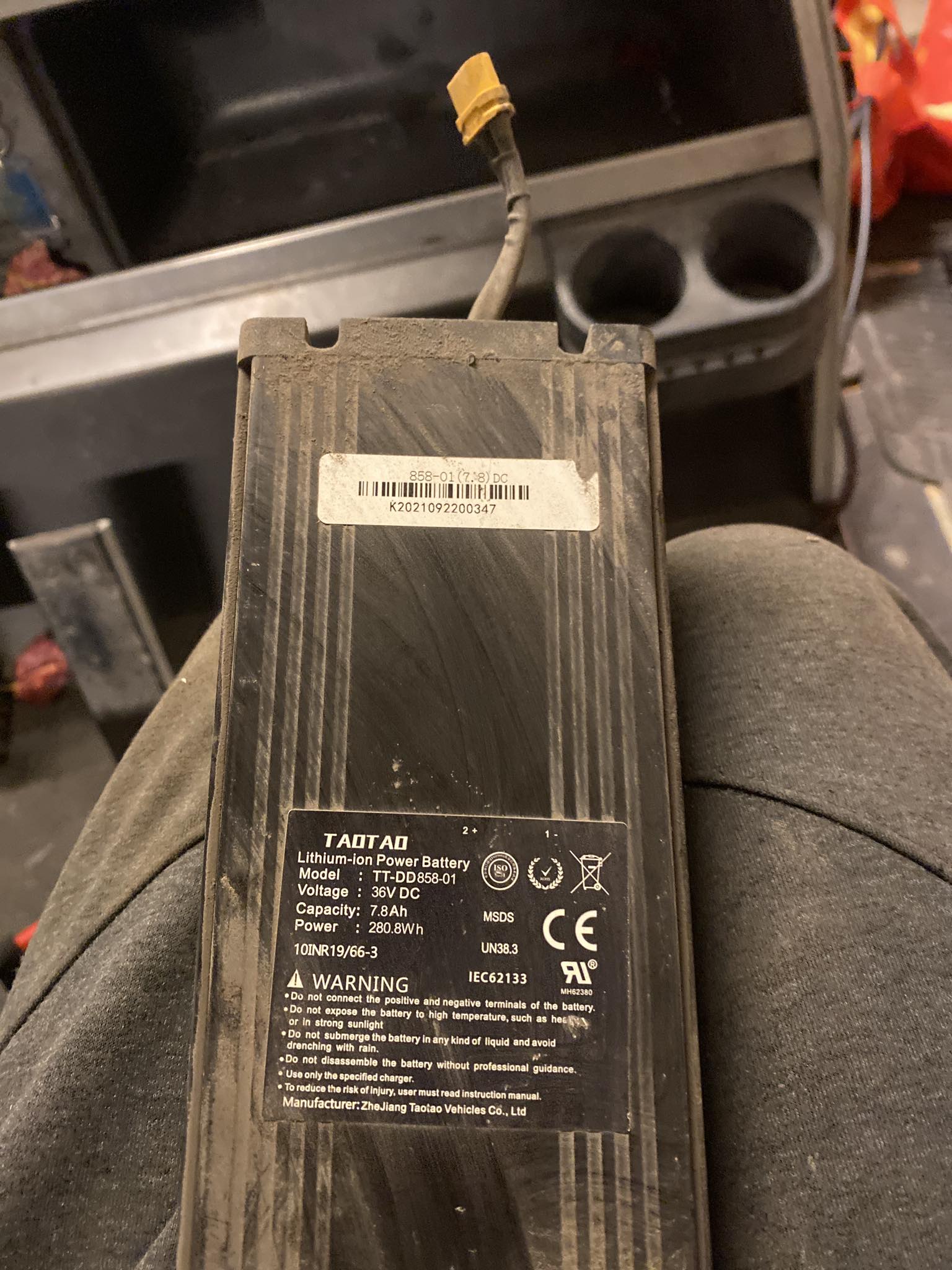 Batterie 36V 4.4AH Pour Hoverboard – Lithium-ion, étanche PVC, BMS Intégré, Longue Durée