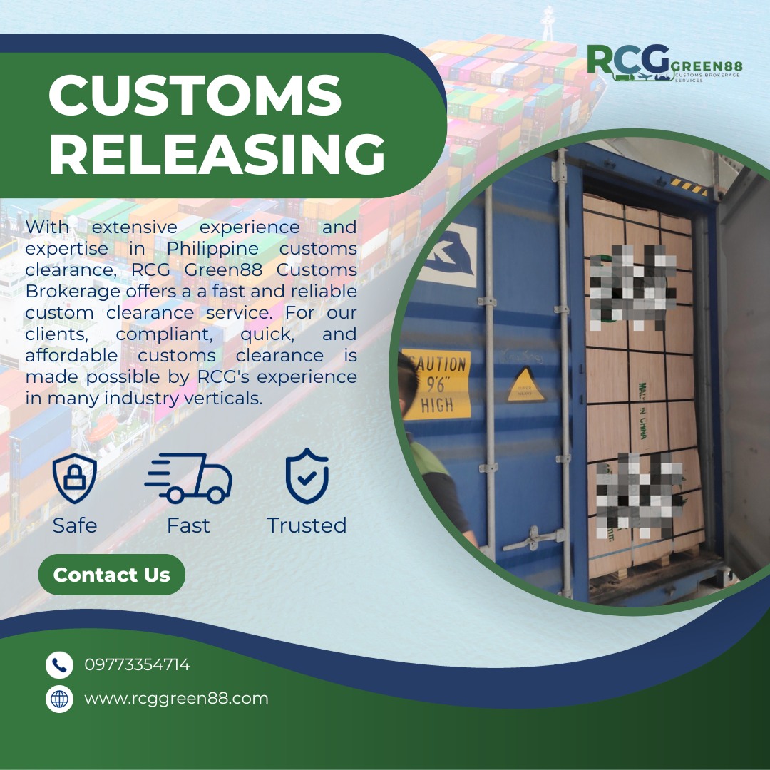 RCG - The creation and processing of customs clearance documentation is ...