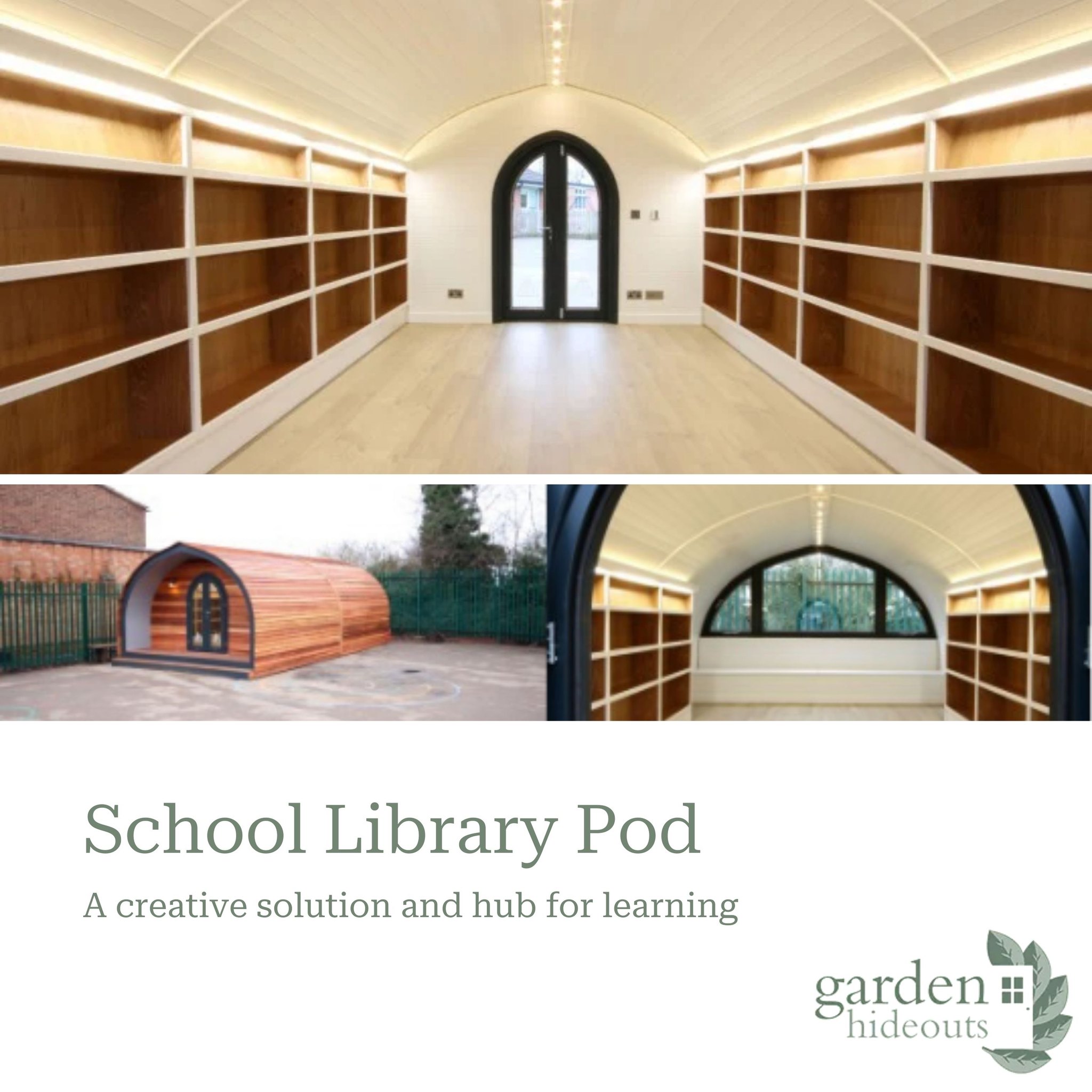 A creative library pod solution... - Garden Hideouts UK | Facebook
