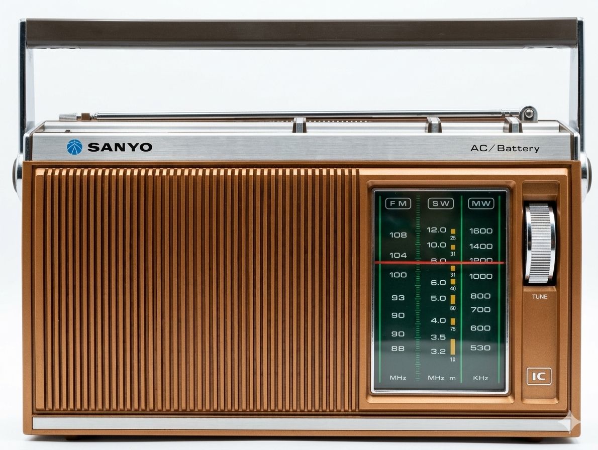80s vintage SANYO Sanyo RP8700 Pulsar FM/MW/SW1-4 (FM/Medium/Short