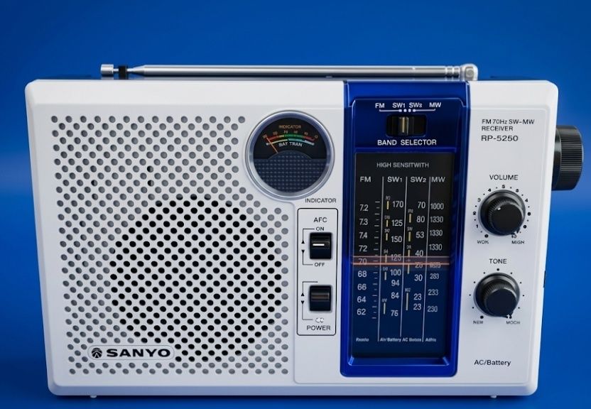 80s vintage SANYO Sanyo RP8700 Pulsar FM/MW/SW1-4 (FM/Medium/Short