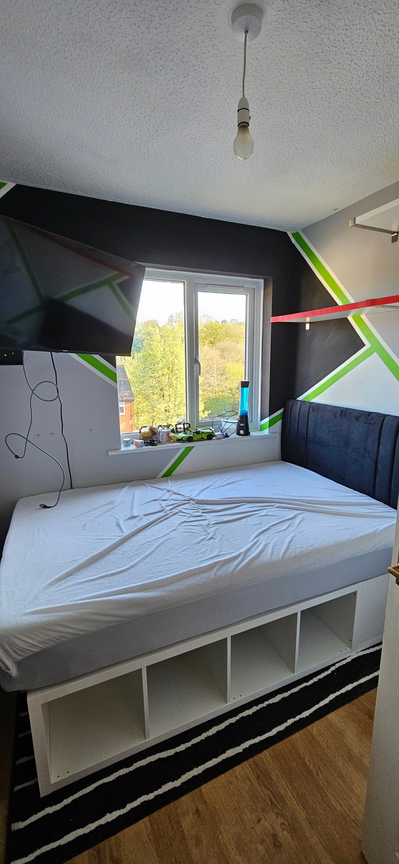 DIY Bedroom Makeover with Ikea Twin Bed Frame