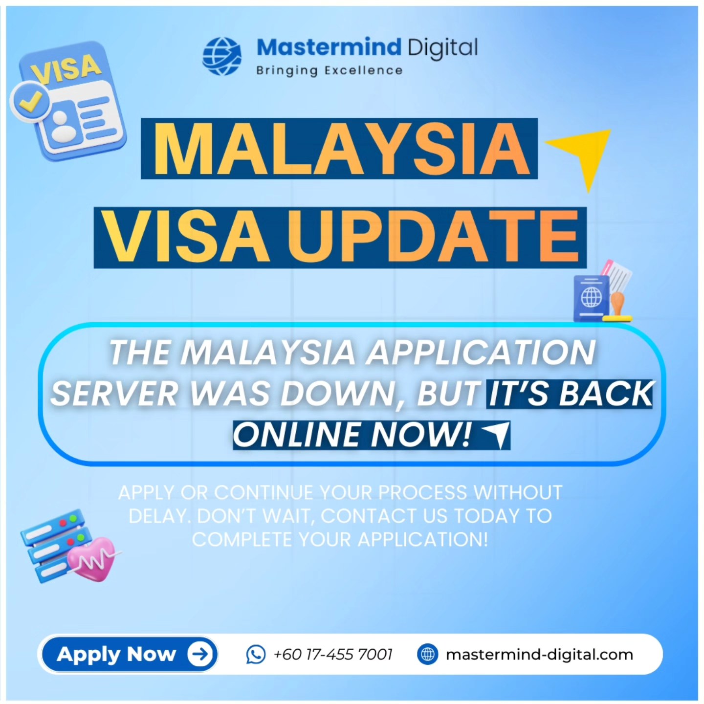 🚨 Malaysia Visa Update! 🇲🇾 The... - Mastermind Digital | Facebook