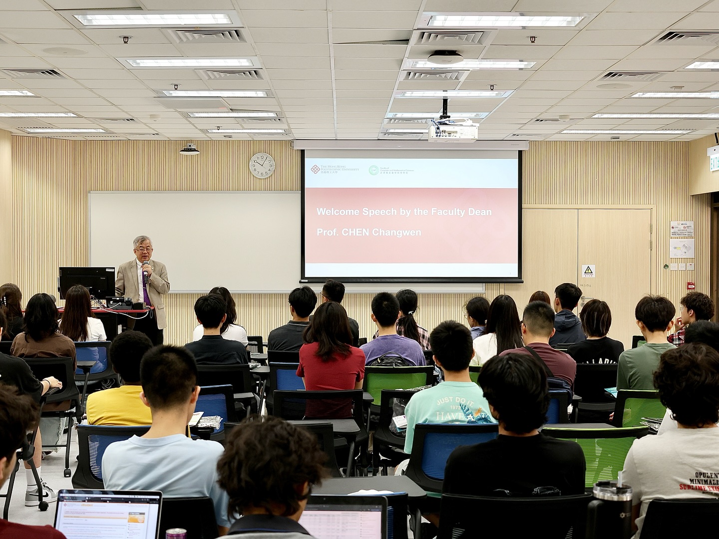 PolyU FCMS - Welcoming our brilliant new students to the... | Facebook