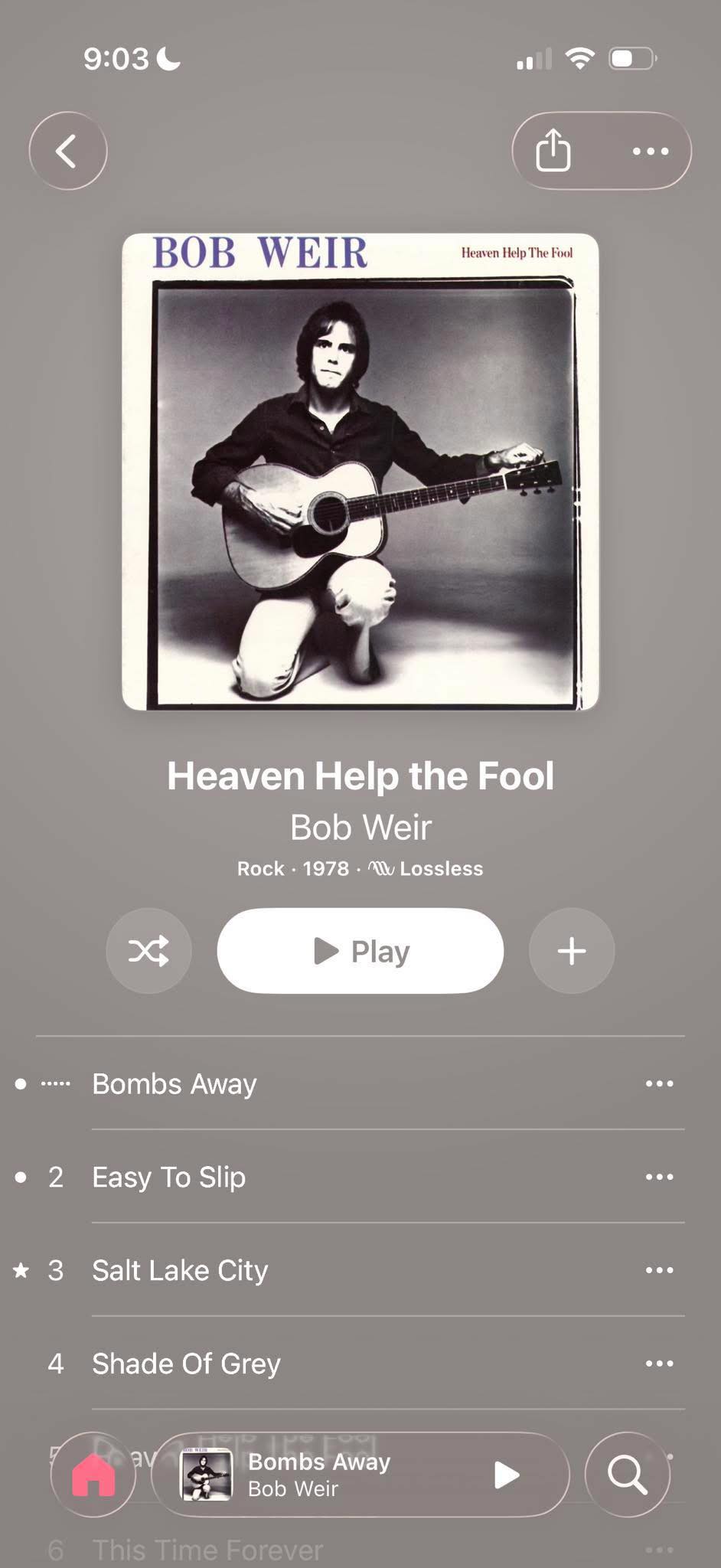 Review of Bob Weir's solo album 'Heaven Help the Fool'