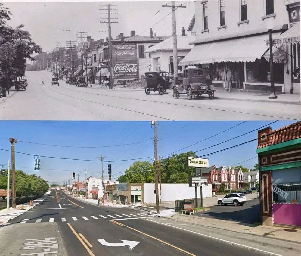 Historic photo of Glenway Ave in Price Hill