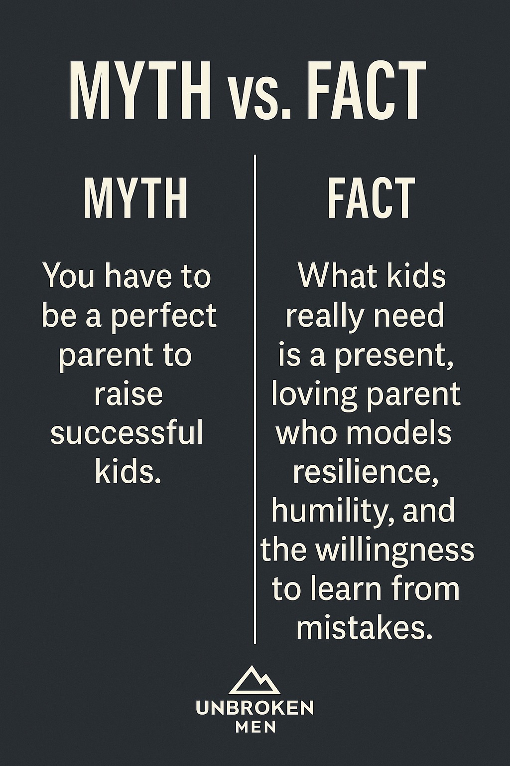 Unbroken - Myth vs. Fact: Let's reframe what it means to be a good ...