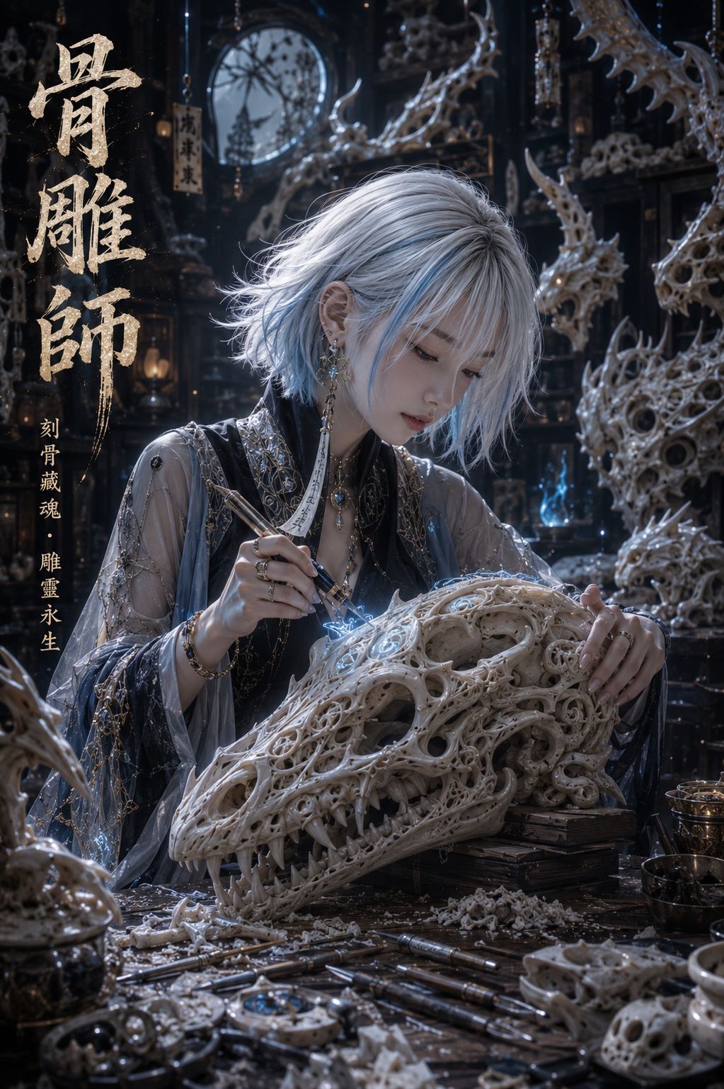 角色网格图鉴风