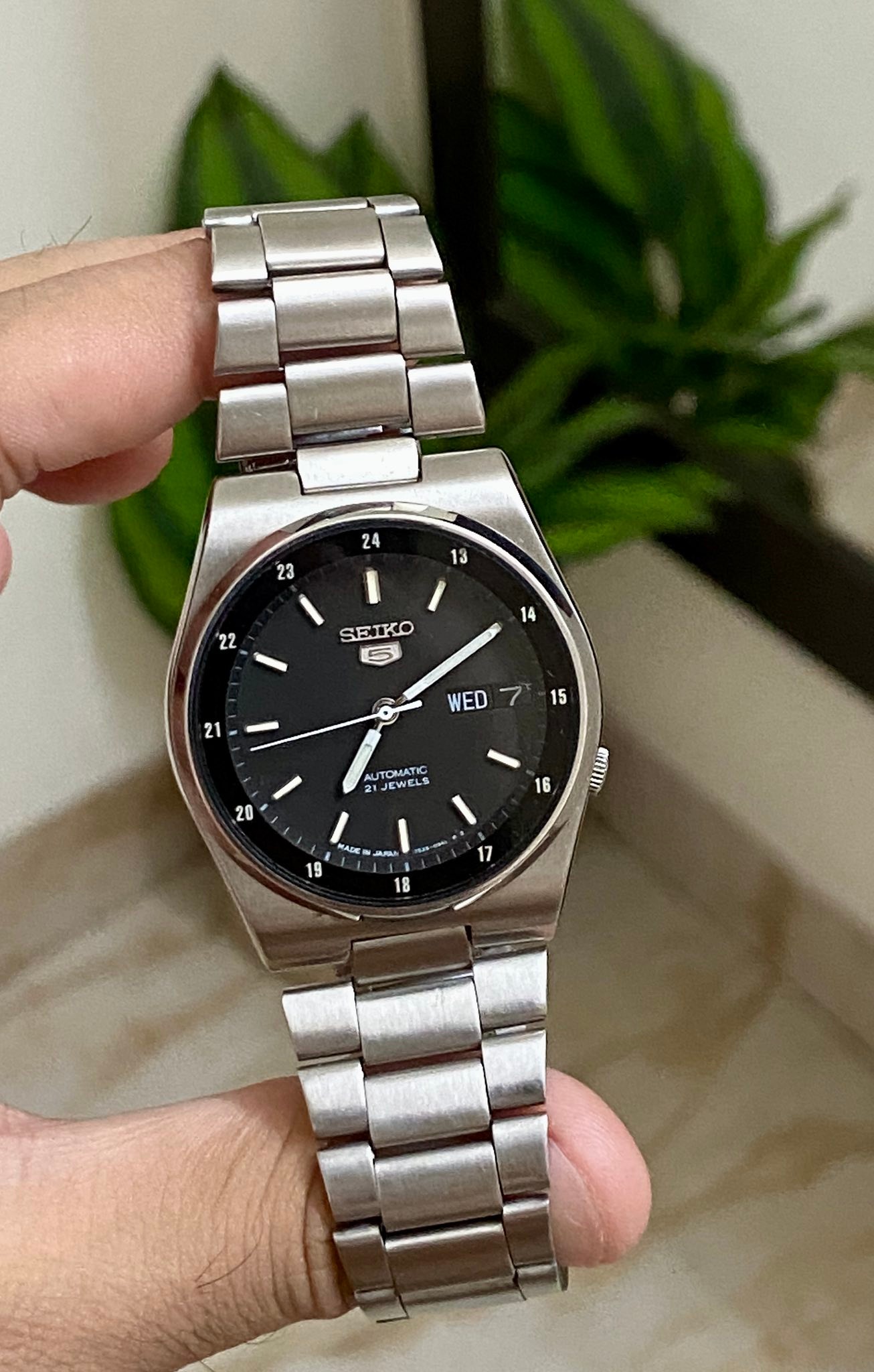 Seiko 5 Railway Time 7S26-3160 men's watch for sale