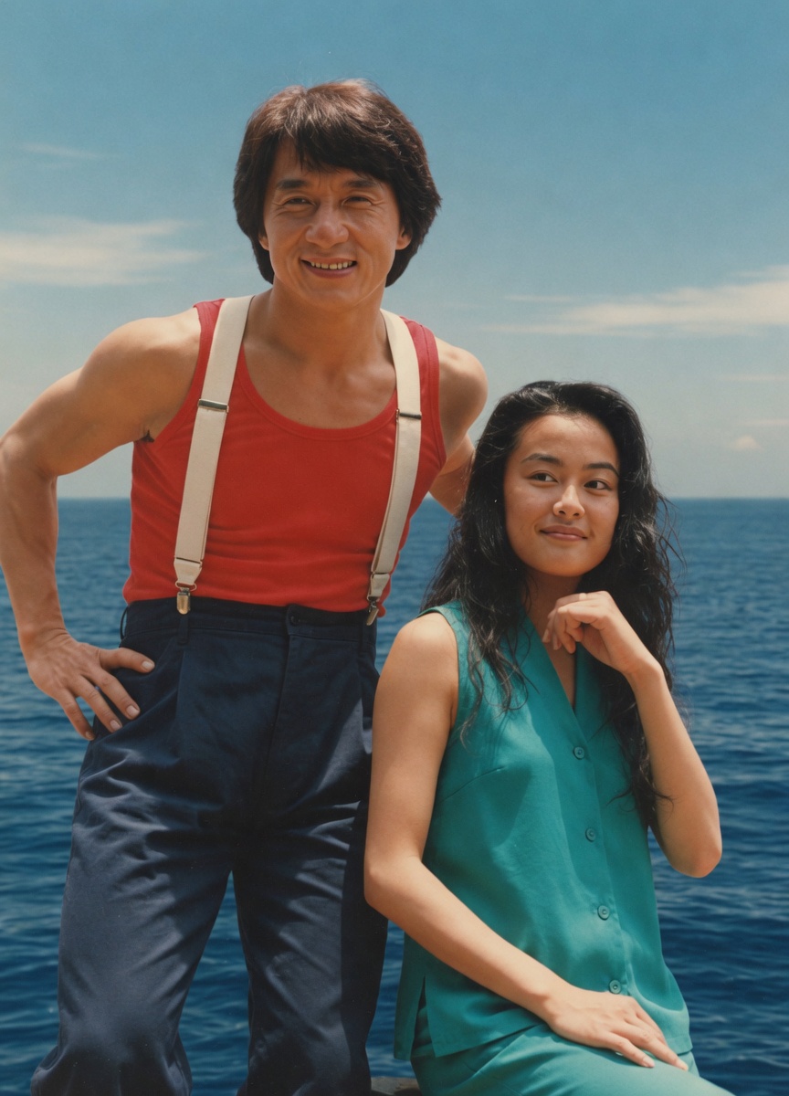 FlashbackFriday Jackie Chan photographed by Tom Zimberoff in 1981. 👊