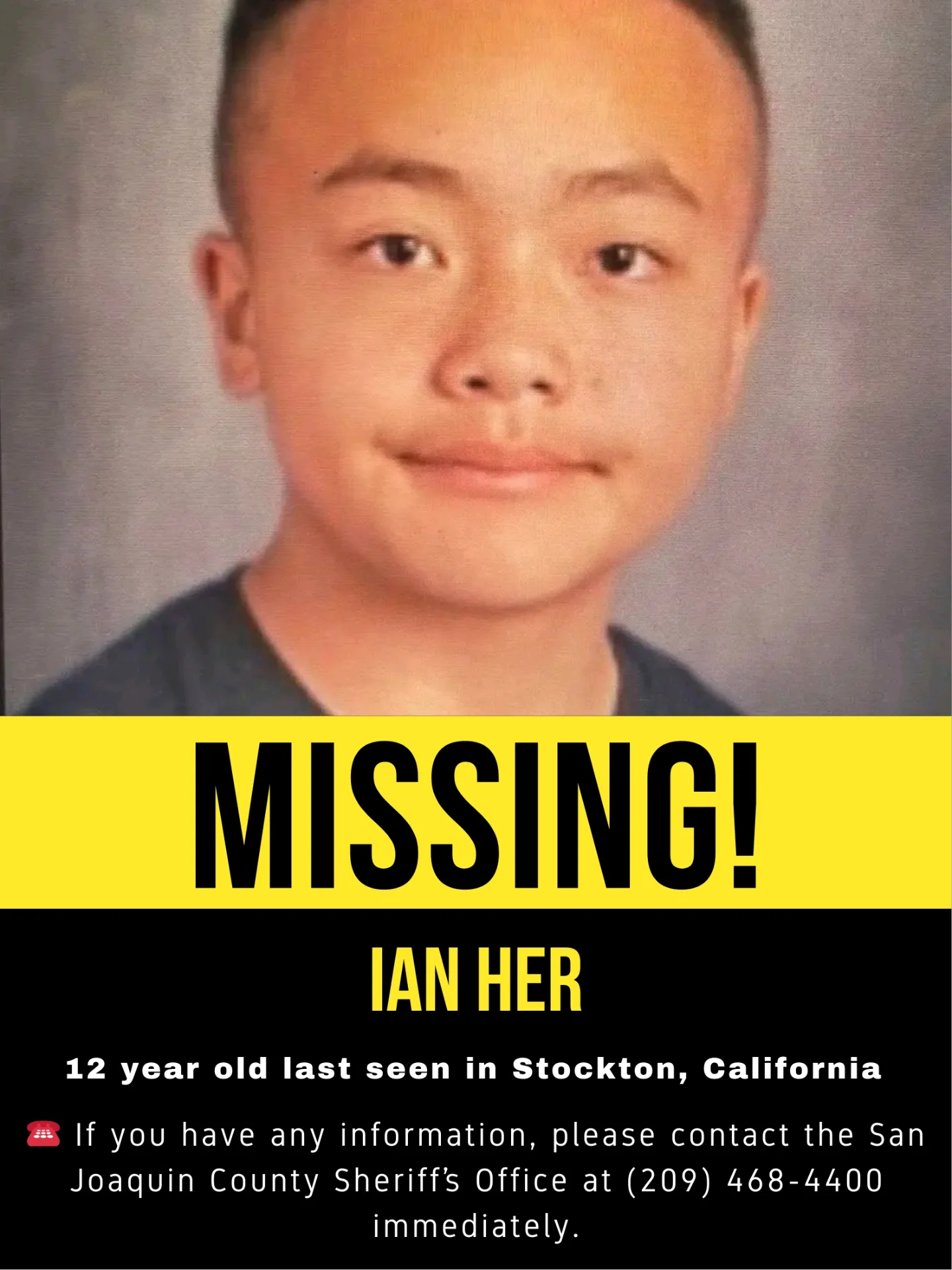 Outrageous - 🚨 MISSING / AT-RISK CHILD – STOCKTON, CALIFORNIA 🚨 12-year ...
