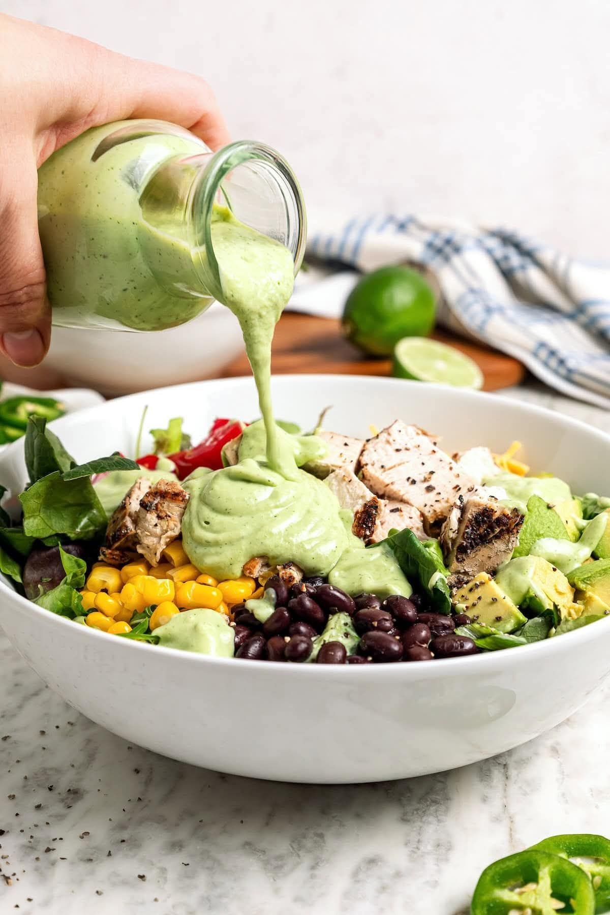 buttermilk green goddess dressing In this recipe, a tangy buttermilk- and avocado-spiked takes the place of the usual mayonnaise mix, for a slaw that's both lighter and fresher tasting. Recipe in the comments! resort dresses for women