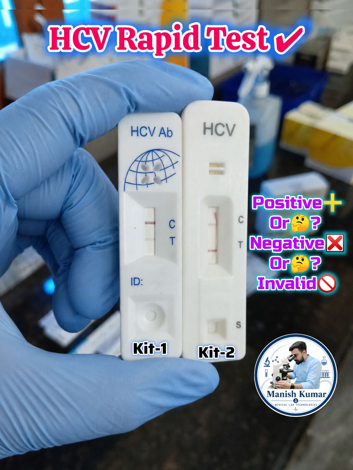How to interpret HCV rapid test results?