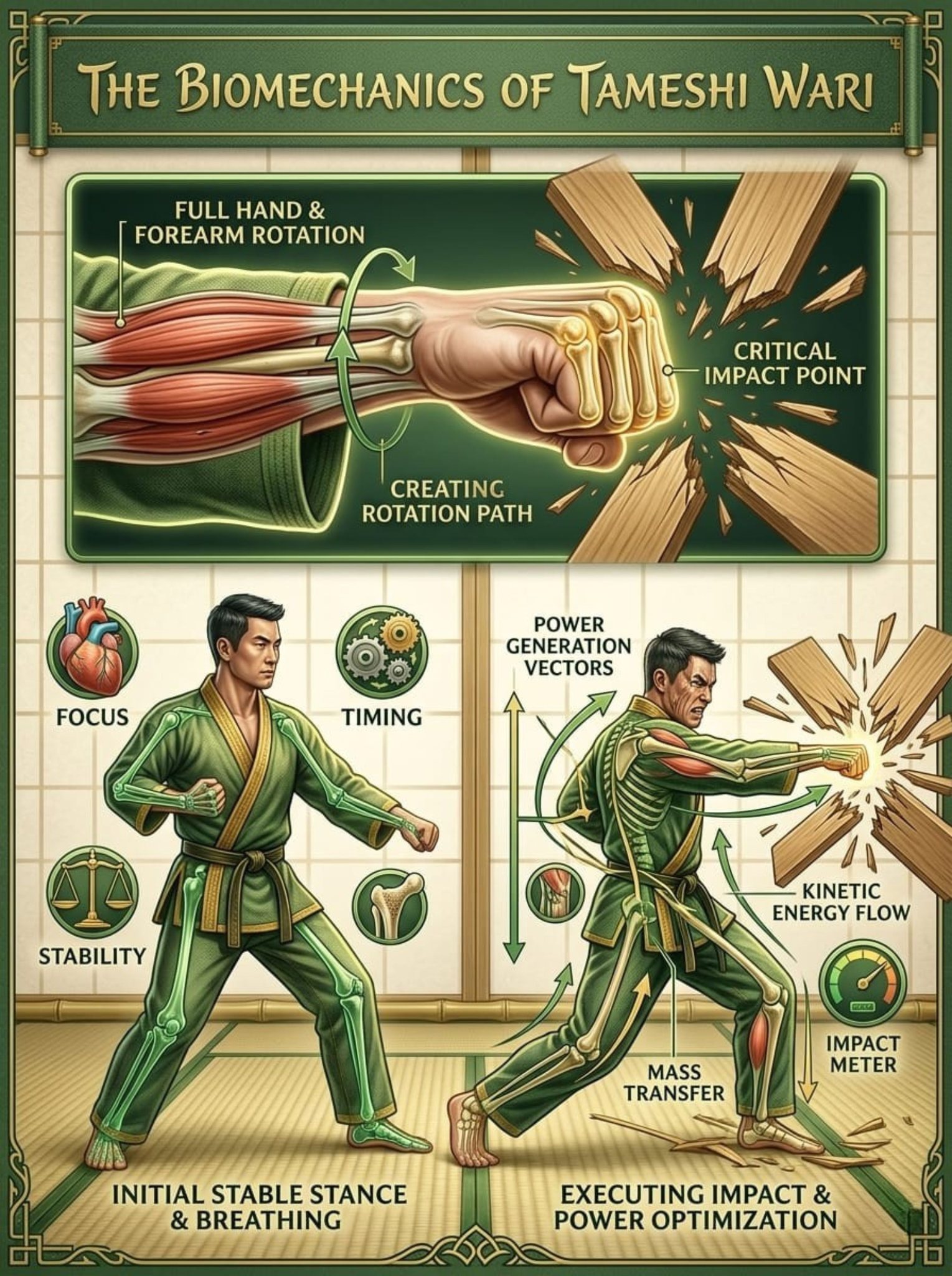 Karate Kata Applications: A Biomechanical Guide to Self-Defense 