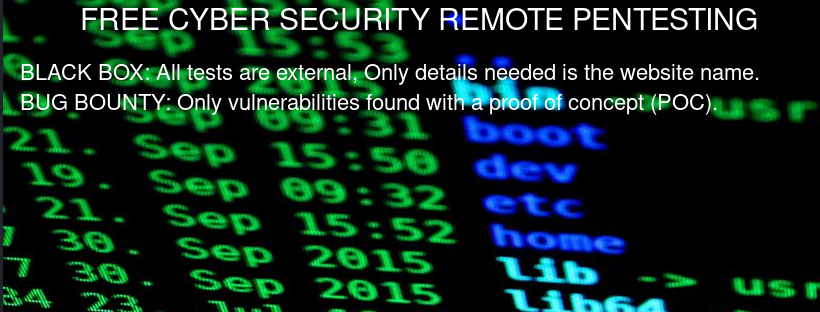 Free cyber security remote pentest