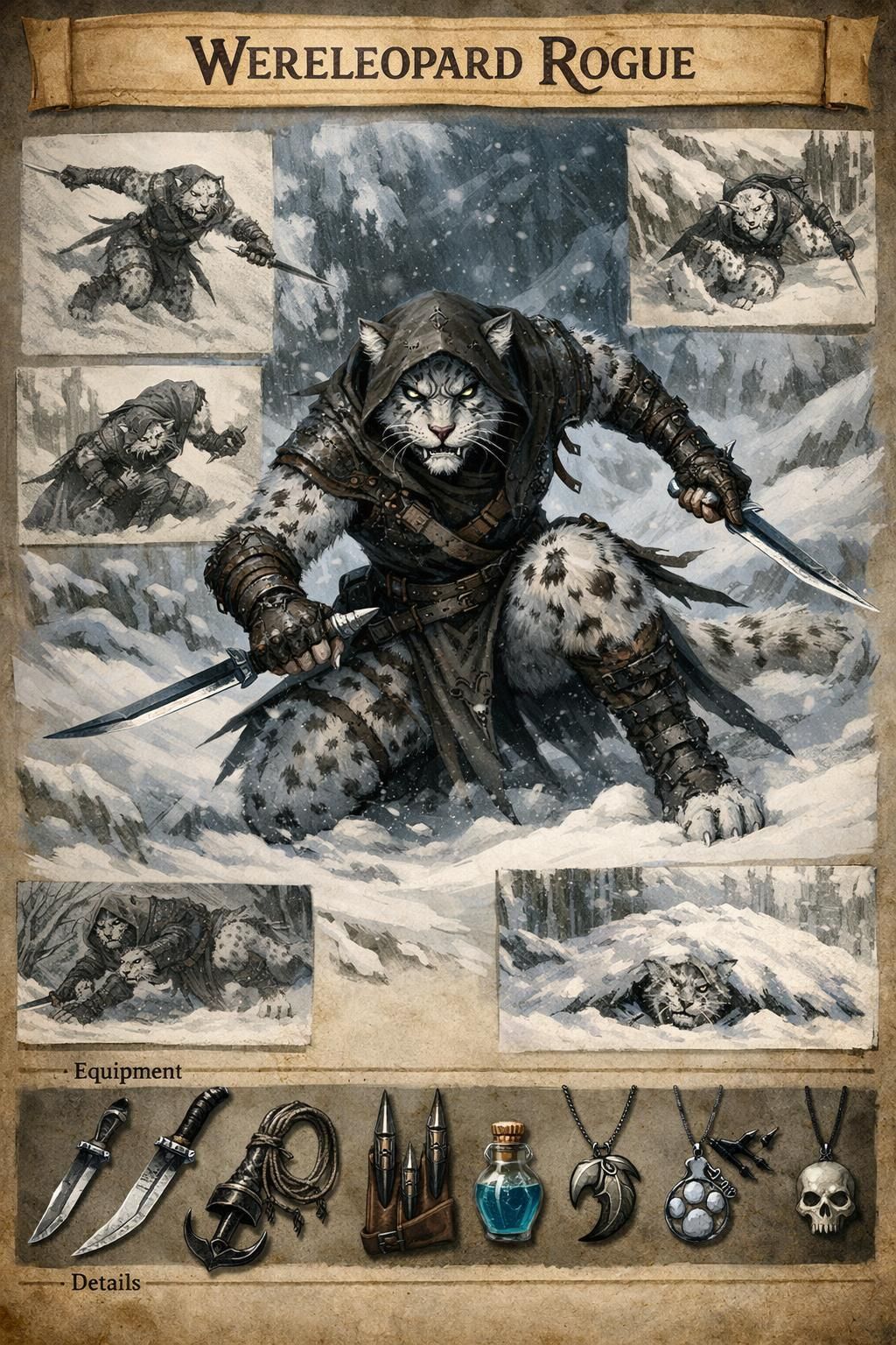 Meet the Wereleopard (Snow) Rogue. A... - Twisted Game Songs | Facebook