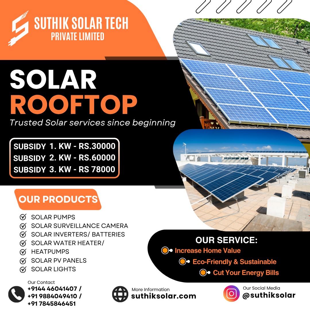 Suthik Solar Tech Pvt Ltd | Chennai