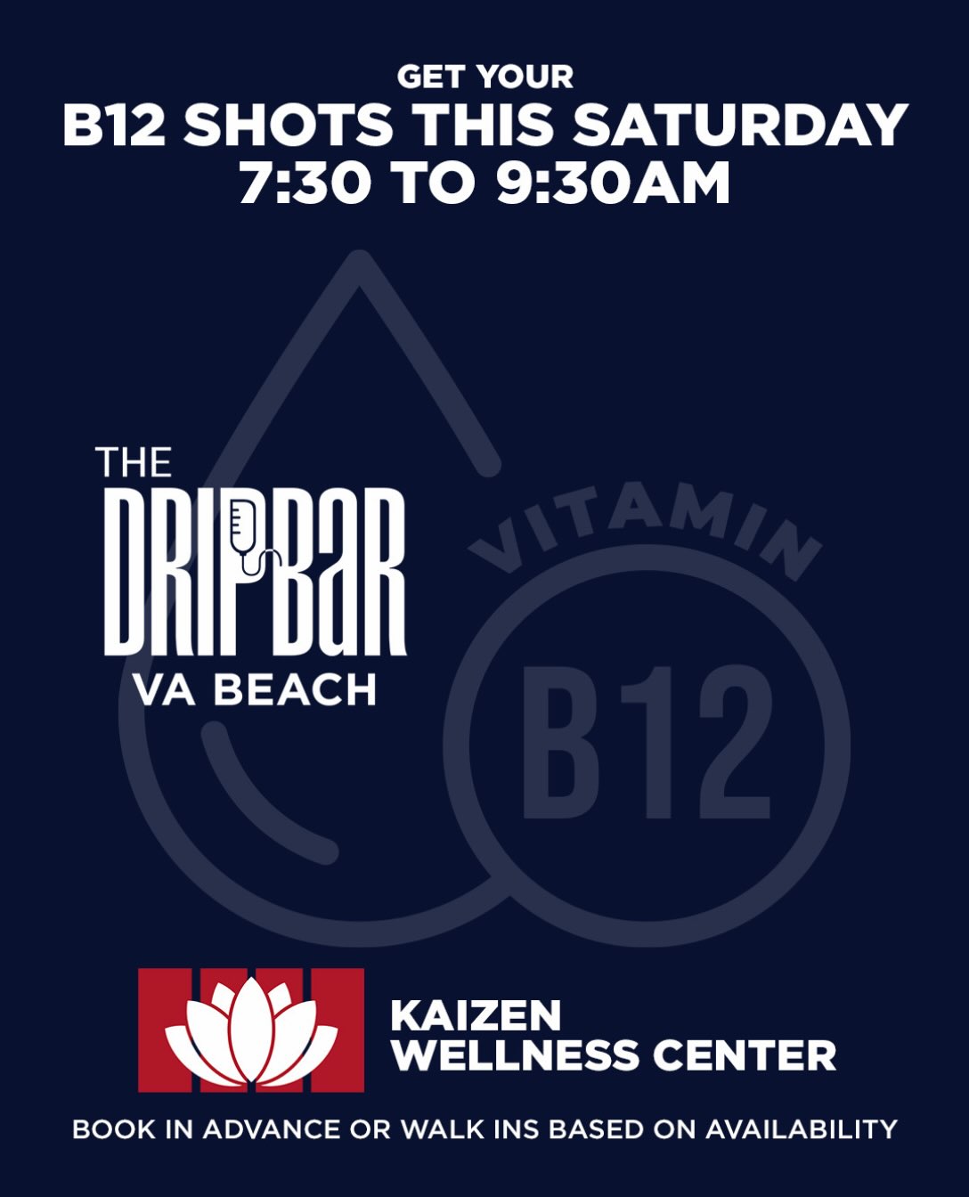 b12 injections va beach The DRIPBaR Richmond Reynolds Crossing korea cpt code for b12 Treatment:3 Months