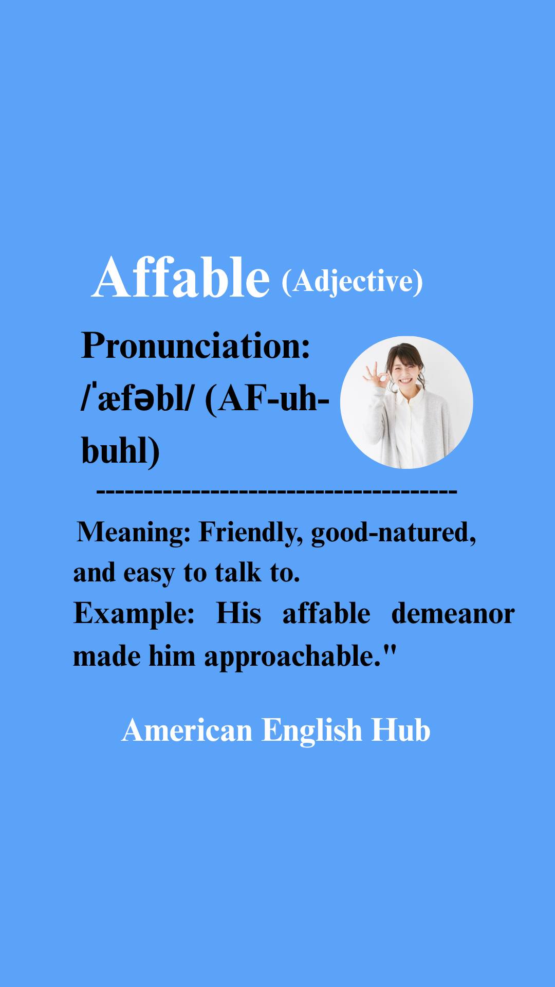 English grammar | Affable: Be the Person Everyone Wants to Talk to ...