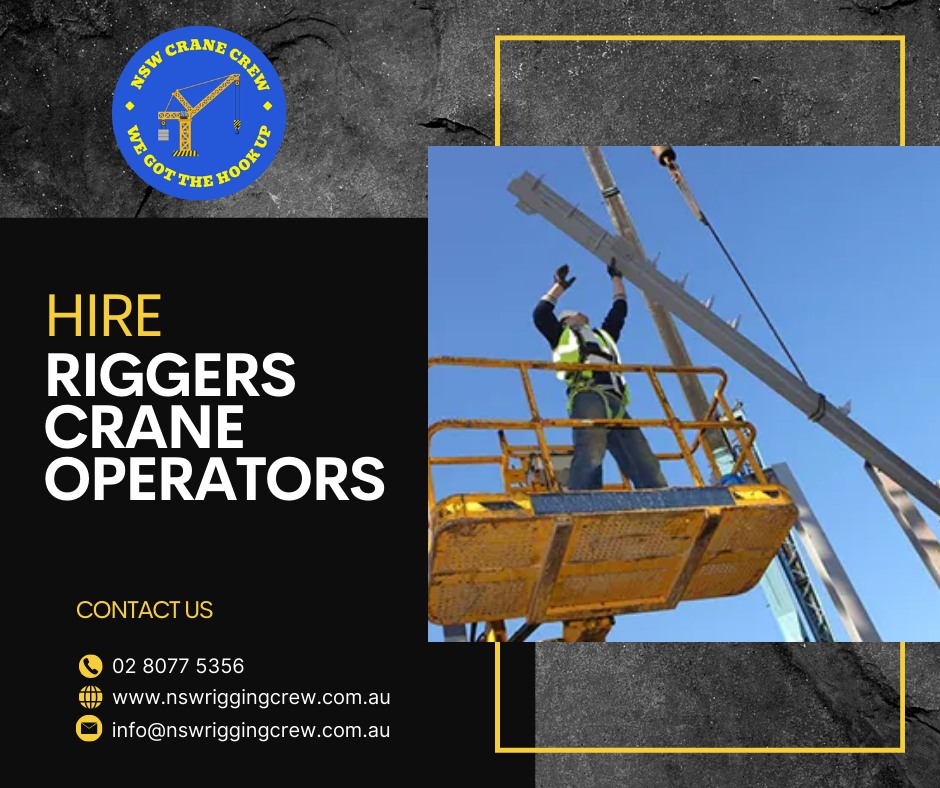 NSW - Need experienced Riggers & Crane Operators in Sydney? NSW ...