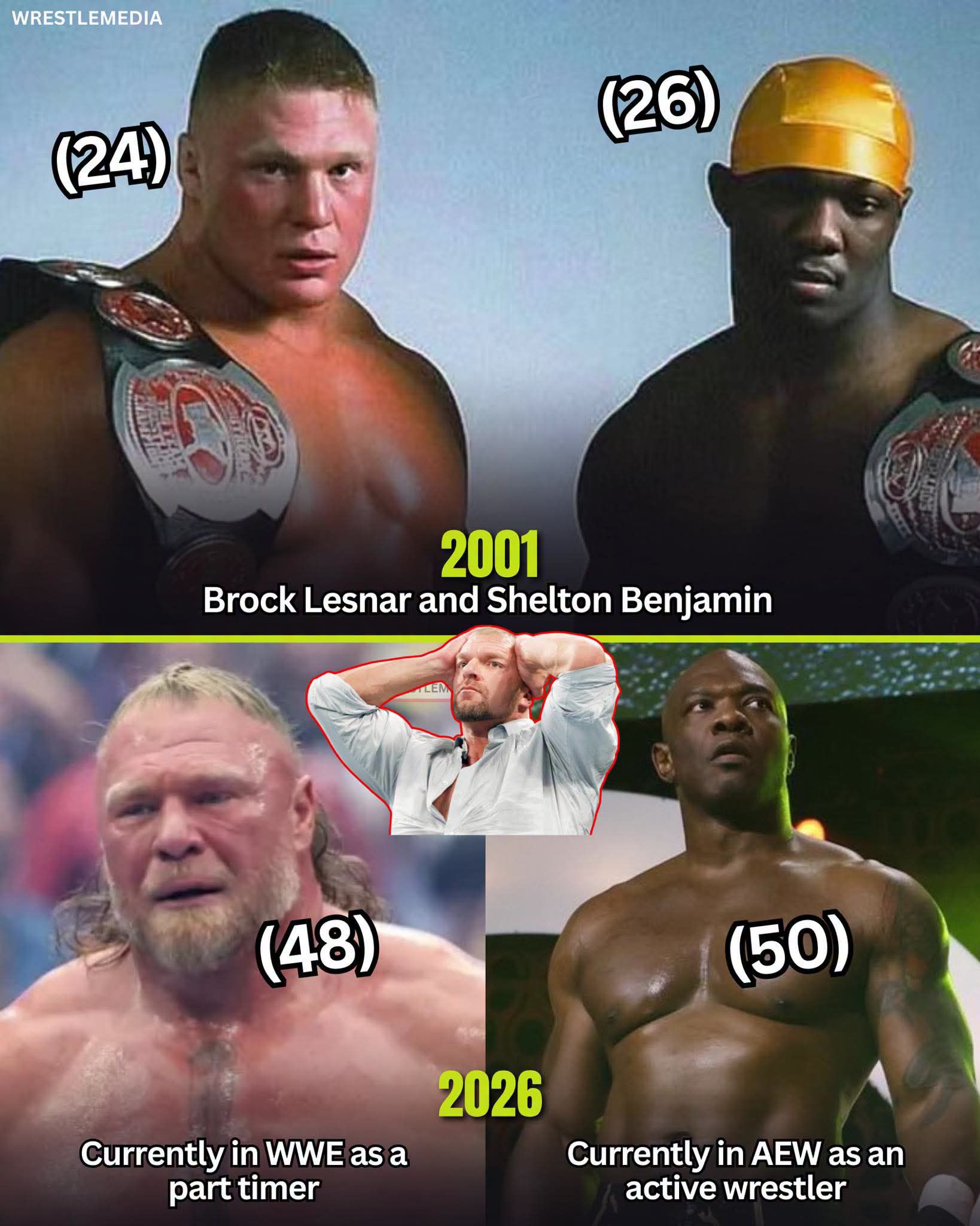 Brock Lesnar and Shelton Benjamin were known as The Minnesota