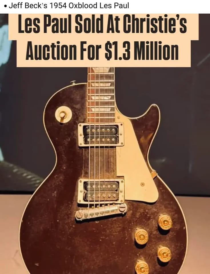 Jeff Beck's 1954 Oxblood Les Paul