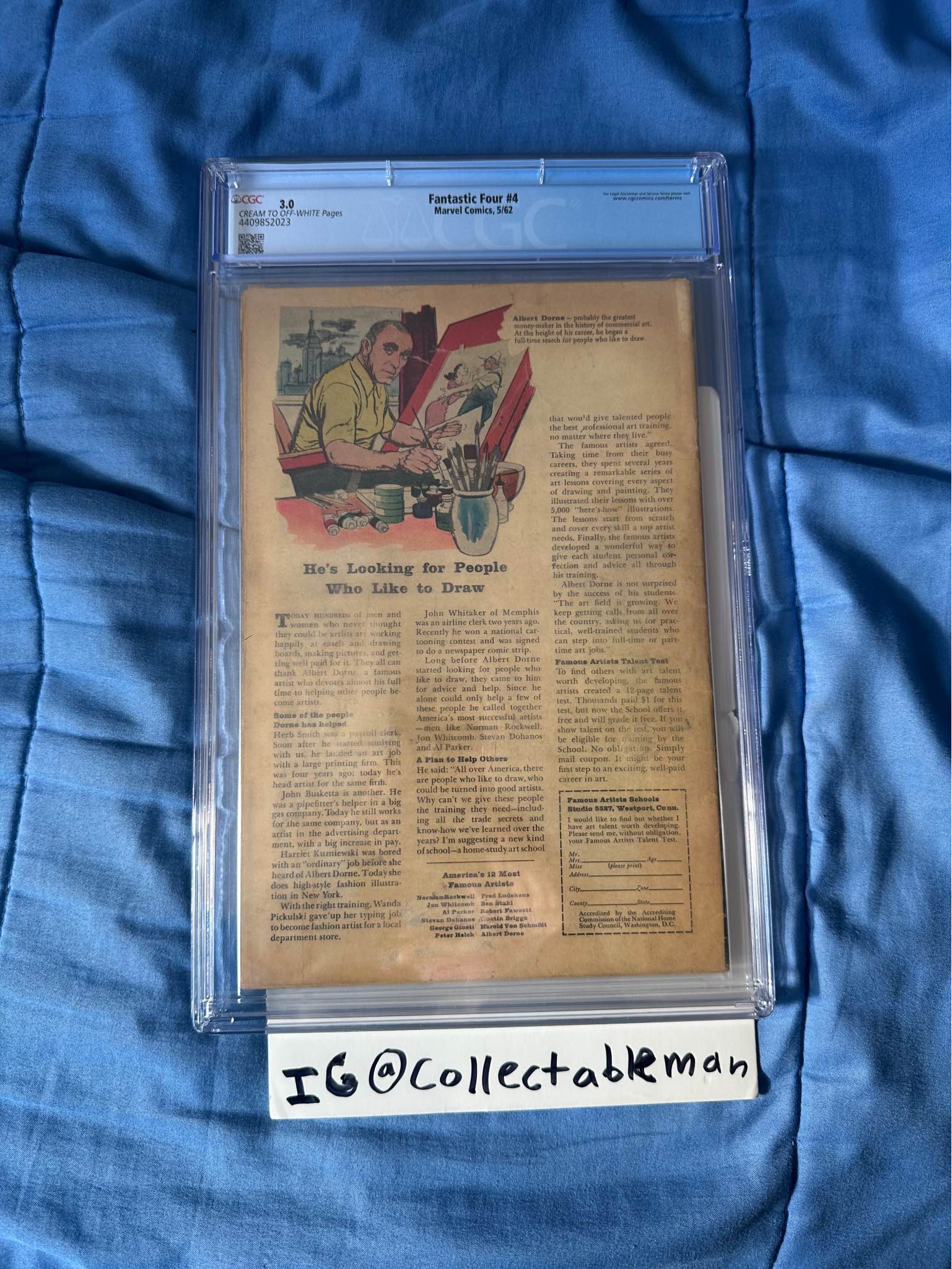 Fantastic Four #4 CGC 3.0 (Marvel Comics May 1962) 1st Silver Age 