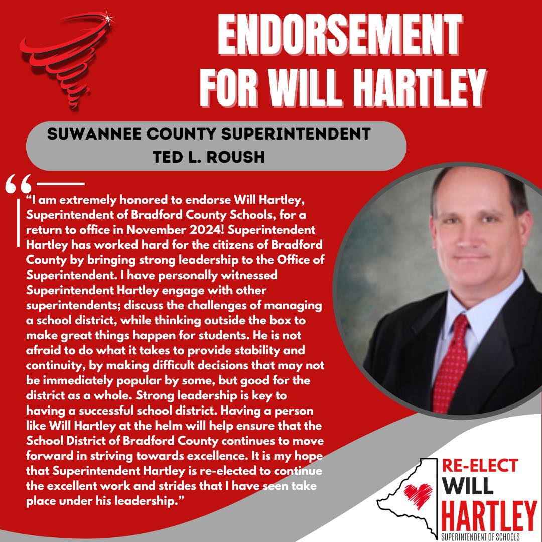 I... - Will Hartley, Republican, for Superintendent of Schools | Facebook