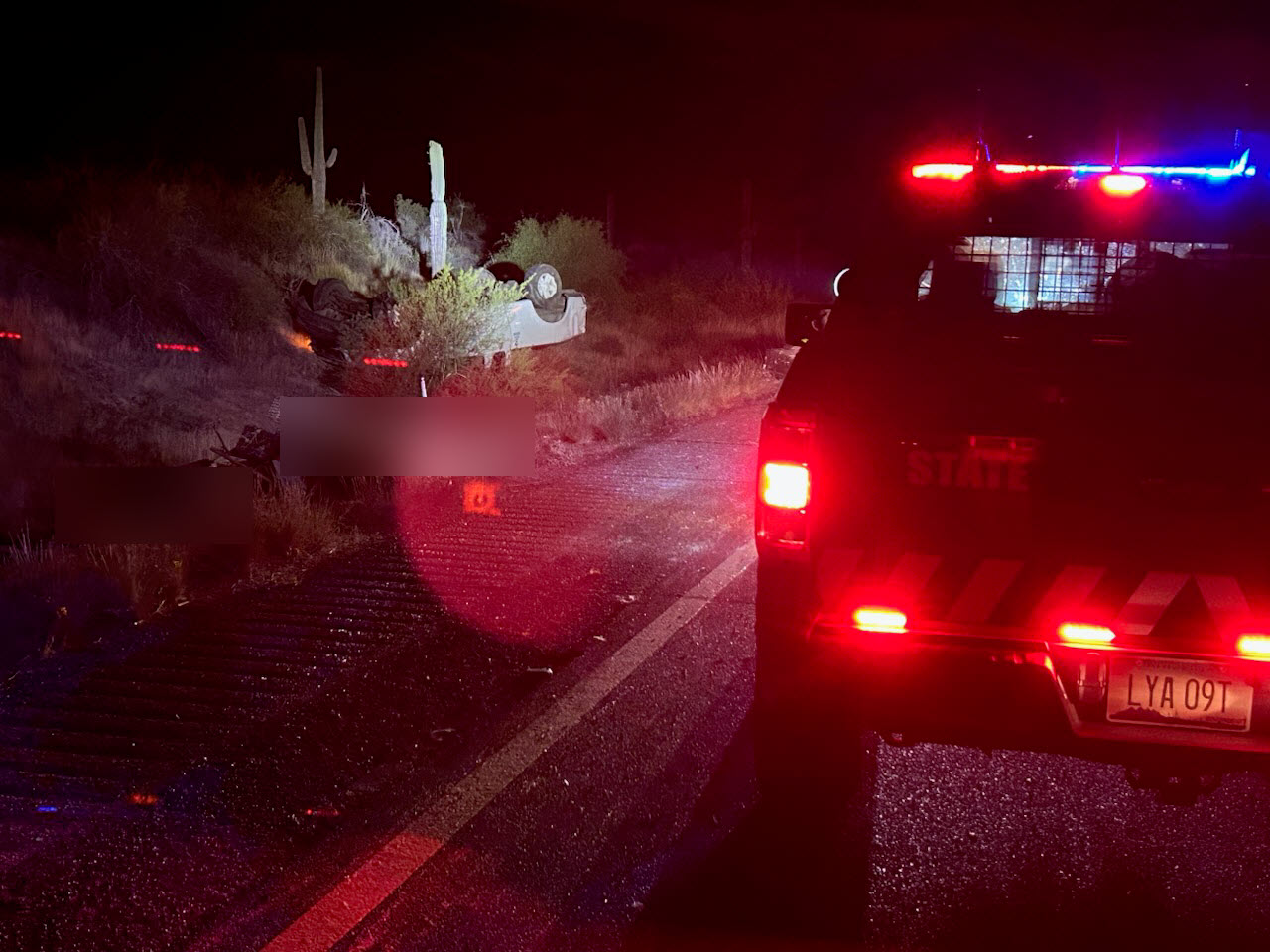 AZDPS - Last night, Highway Patrol State Troopers responded to a single ...