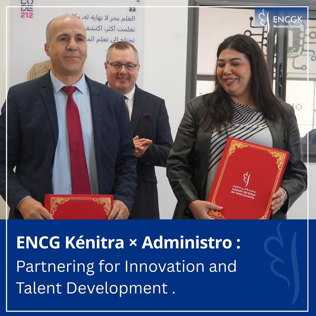ENCG Kénitra - Retour sur la collaboration entre l’ENCG... | Facebook