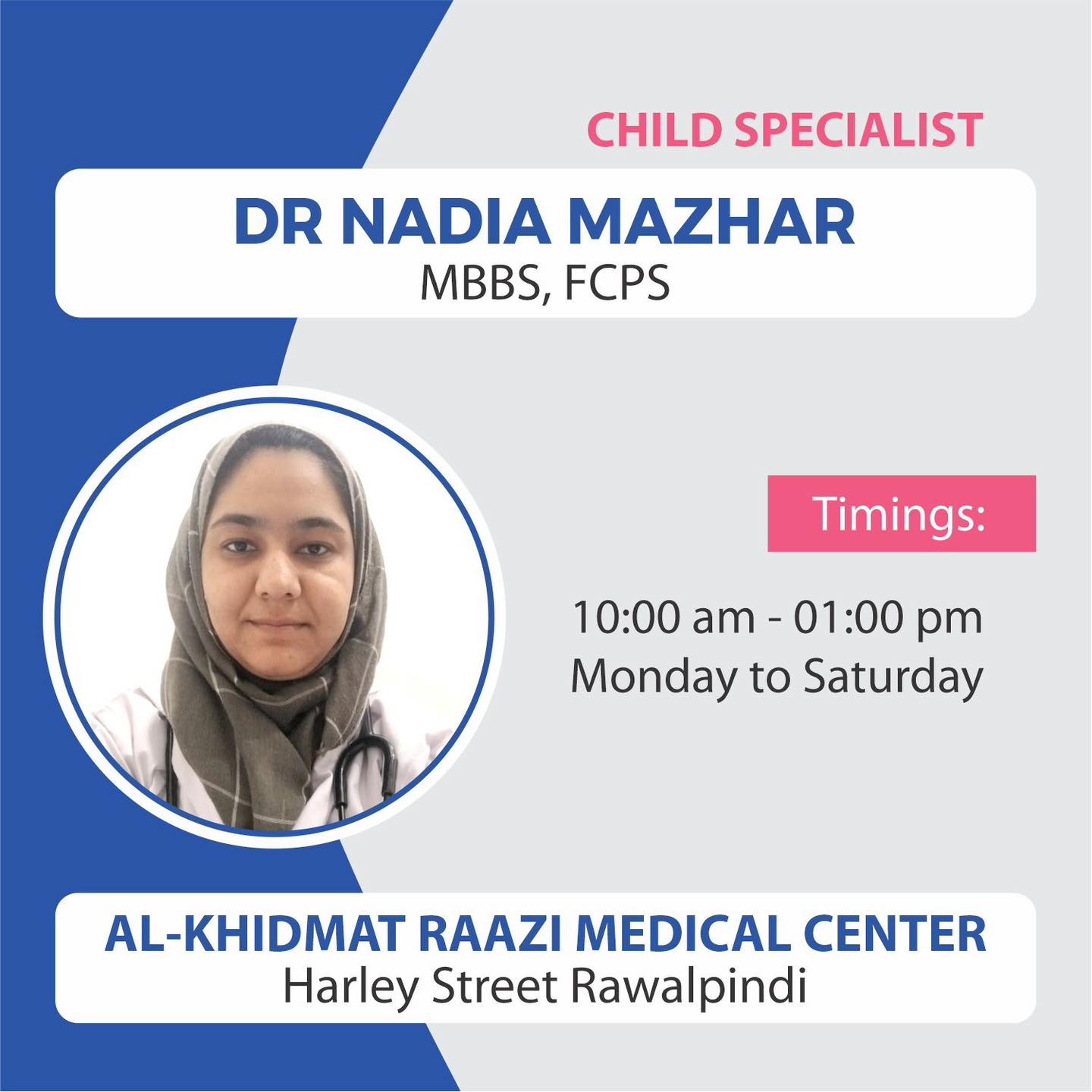 Alkhidmat Raazi Medical Centre | Rawalpindi