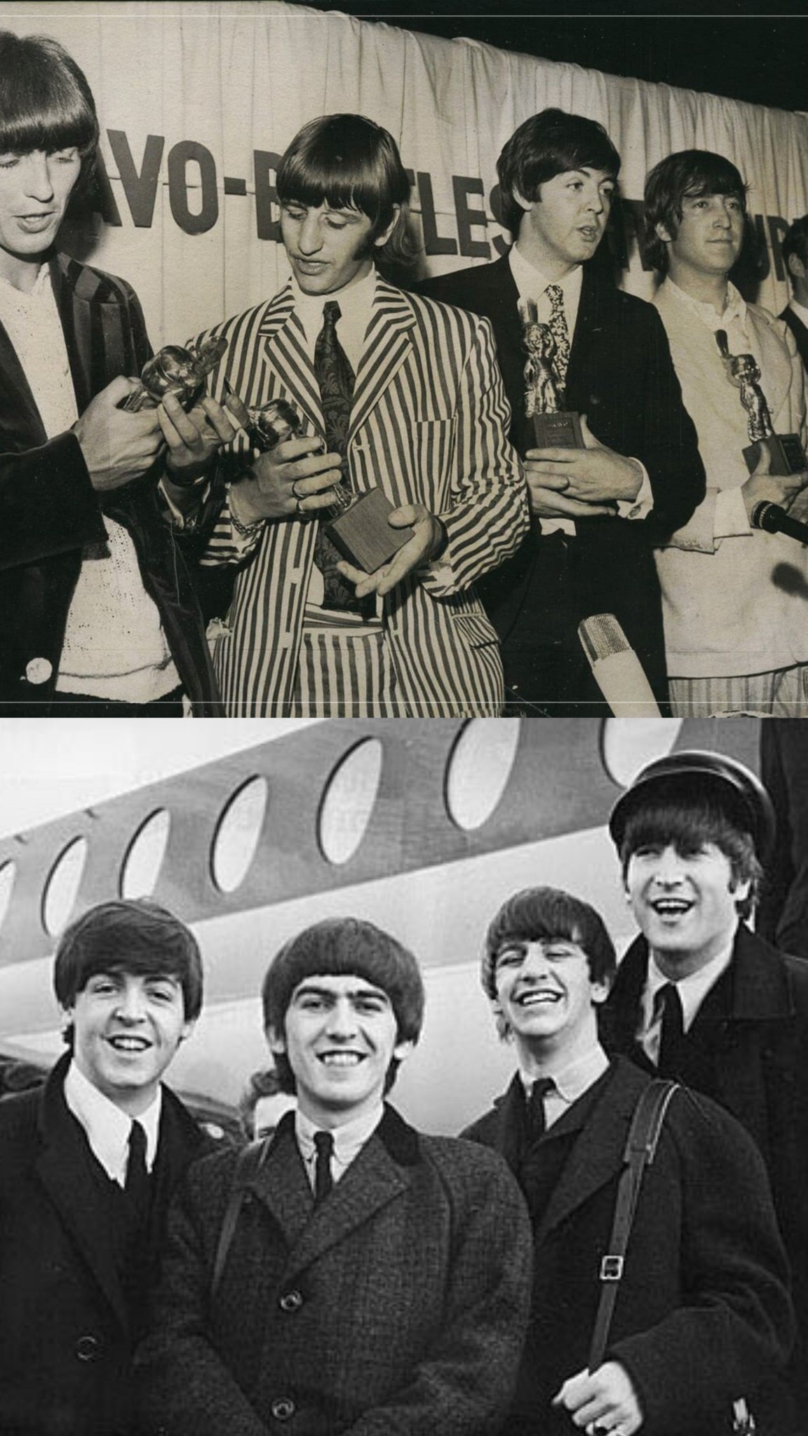Paul McCartney and John Lennon at 