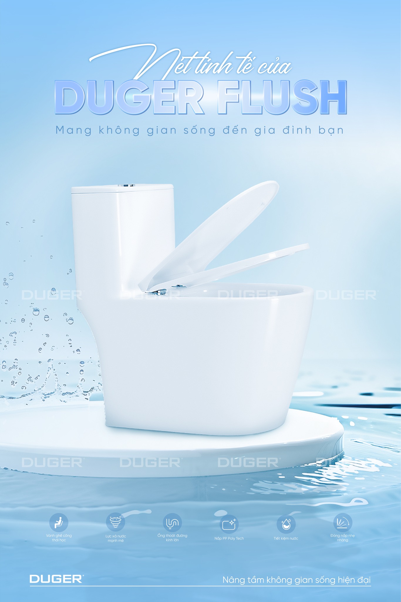 🚽 𝐃𝐮𝐠𝐞𝐫 𝐅𝐥𝐮𝐬𝐡... - DUGER - Nâng Tầm Không Gian Sống Hiện Đại