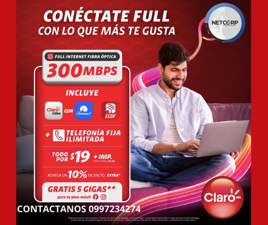 Netcorp - Distribuidor Autorizado Claro | Guayaquil
