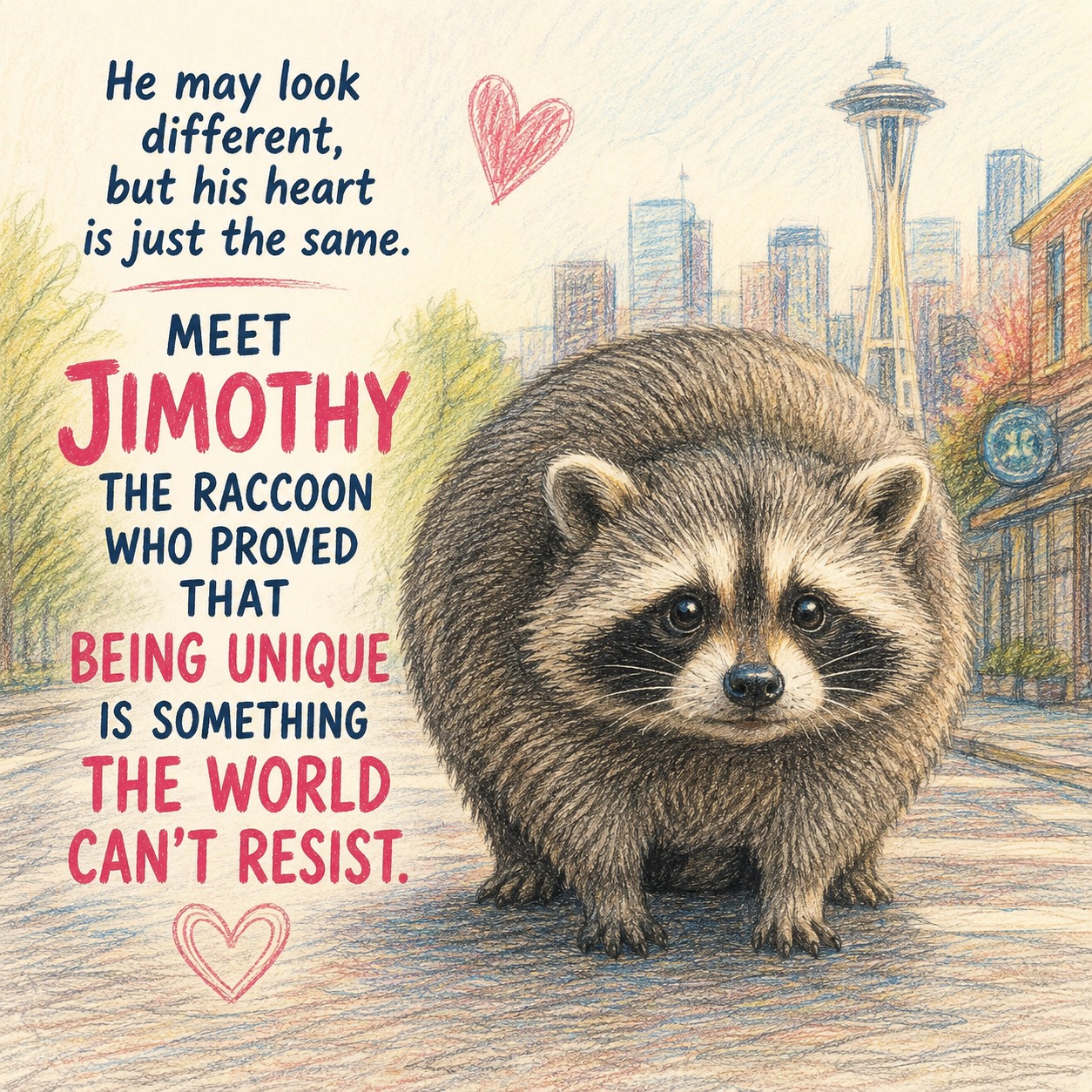 A unique raccoon spotted in Seattle is going viral online. The