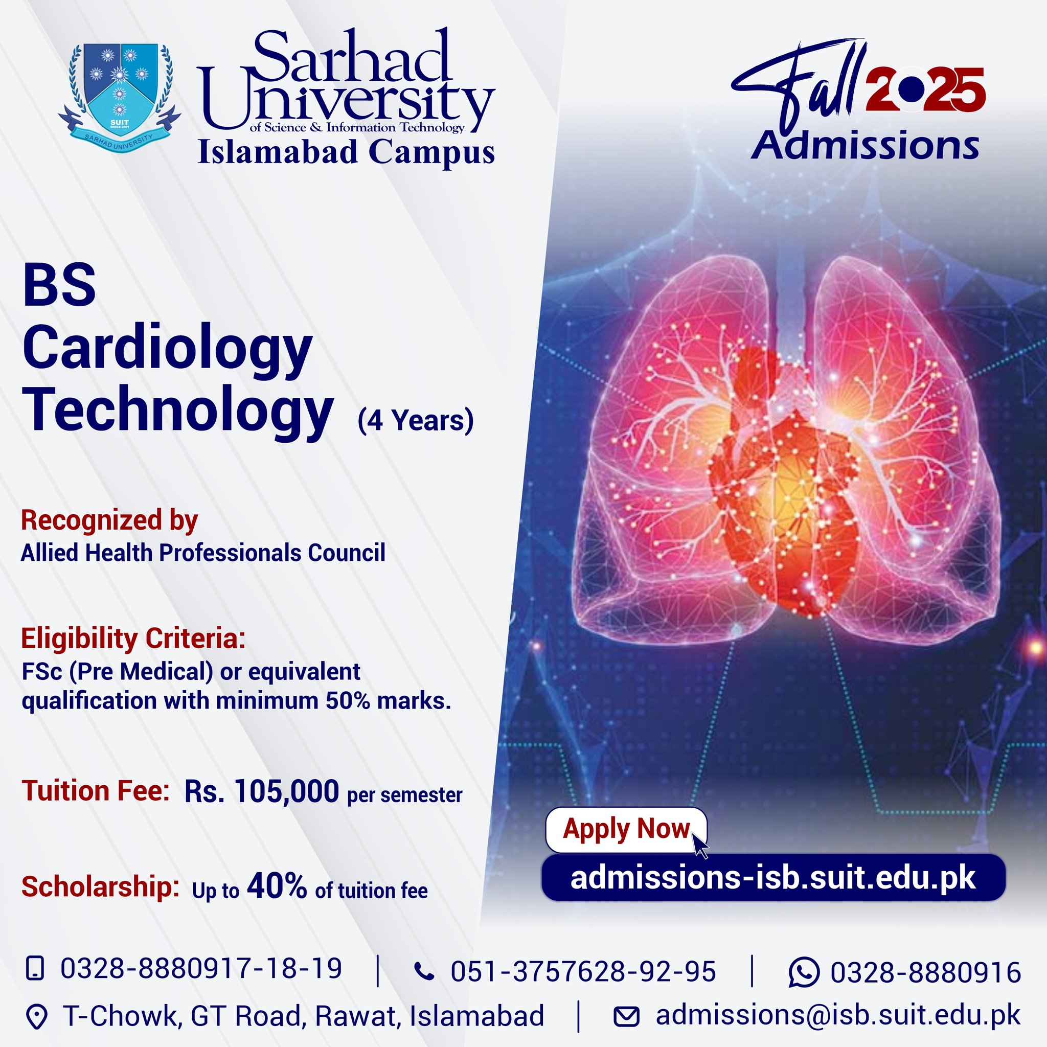 Sarhad - 🎓 Admissions Open – Fall 2025 The Bachelor of Science in ...