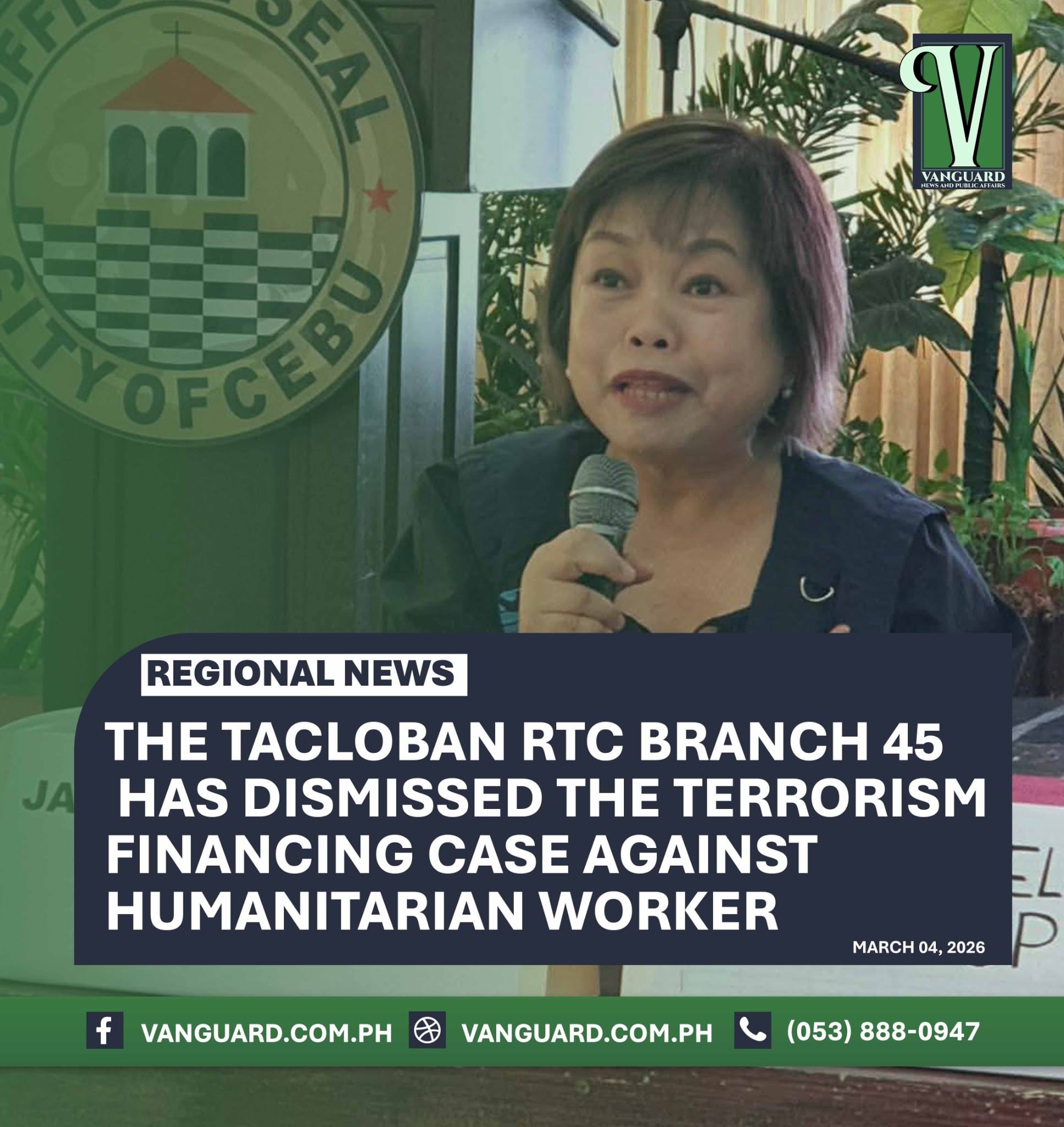 The Vanguard - BREAKING: The Tacloban RTC Branch 45 has dismissed the ...