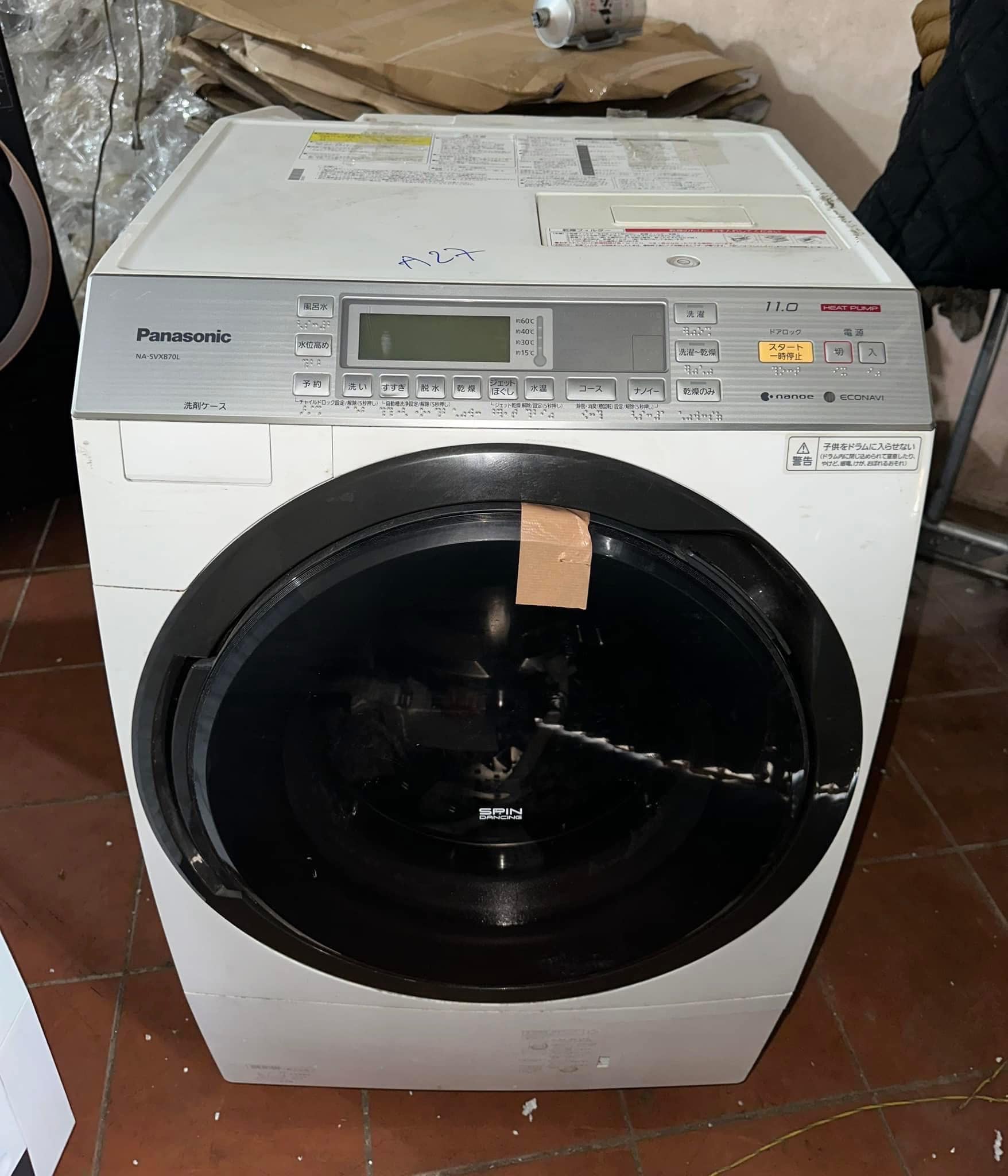svx870 đẹp, giặt 11, có nano. Rin bụi, nguồn lên, lồng quay. mời ace