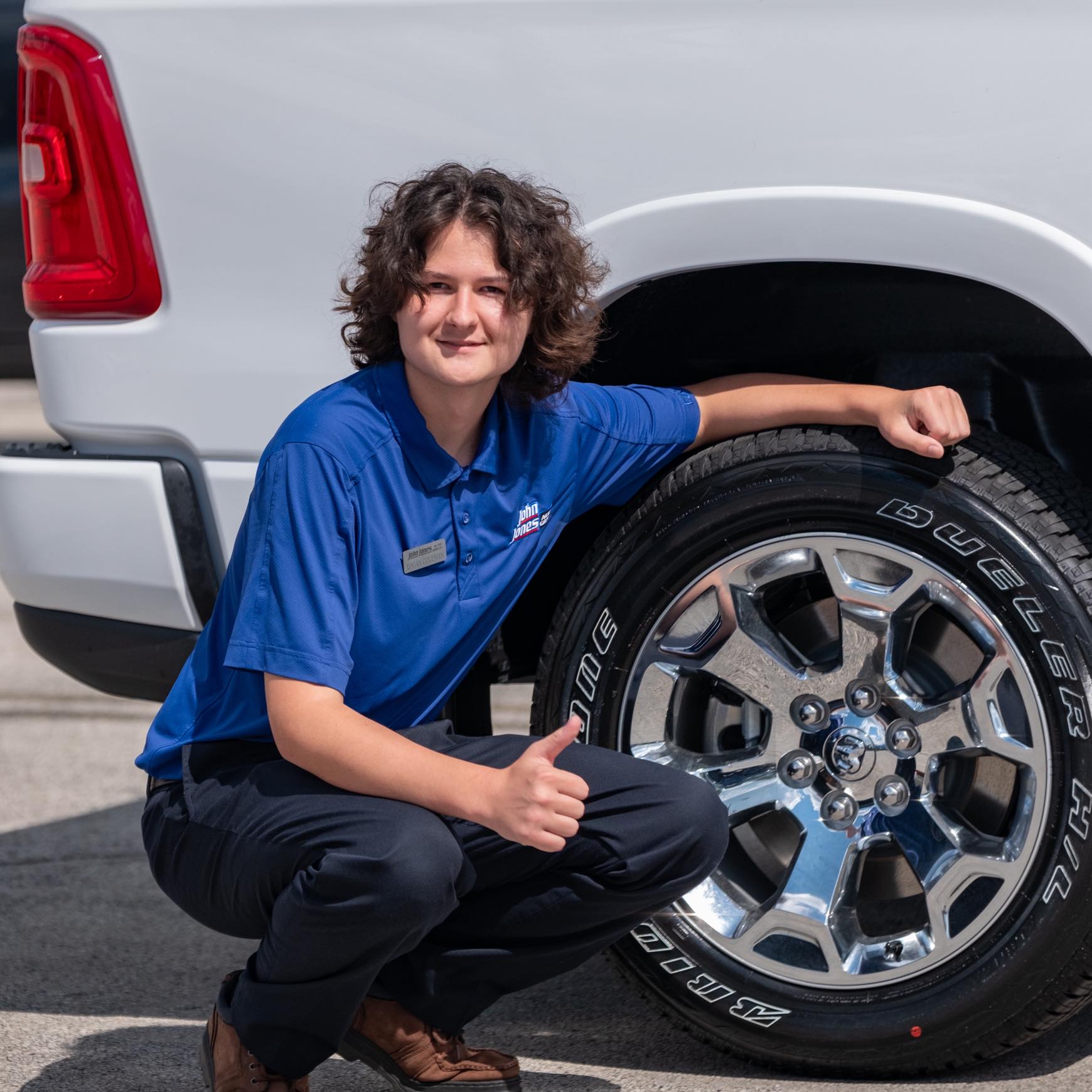 Learning the history behind the powerwagon. | Logan Coleman