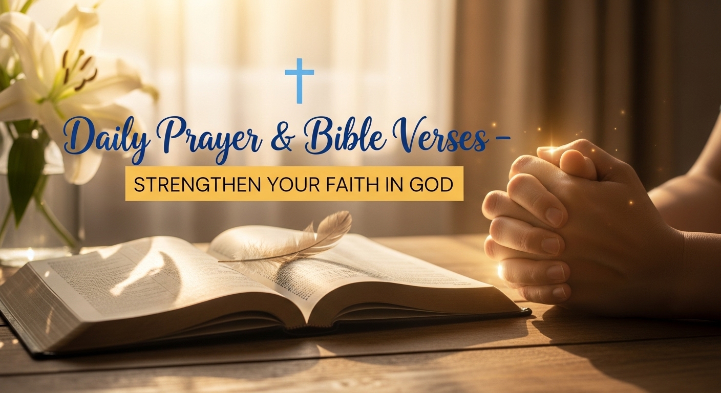 Daily Prayer & Bible Verses & Quotes – Strengthen Your Faith in God ...