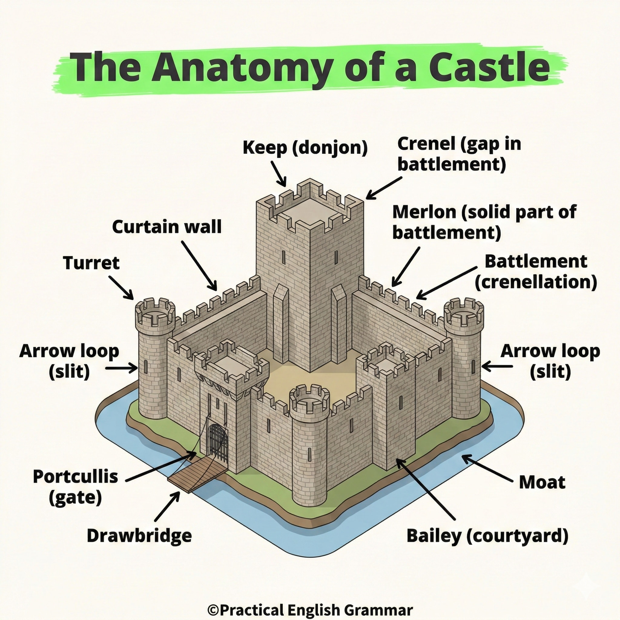 Anatomy of Architecture 🏢... - Practical English Grammar | Facebook