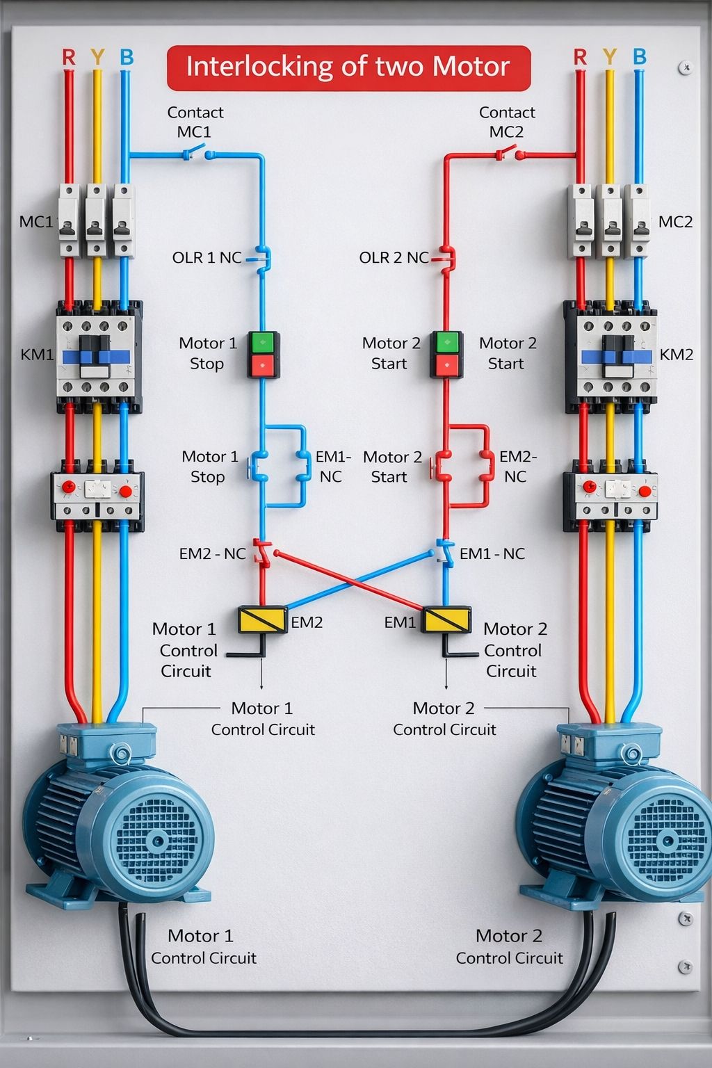 Electric - Interlocking of Two Motors: A safety control system using ...